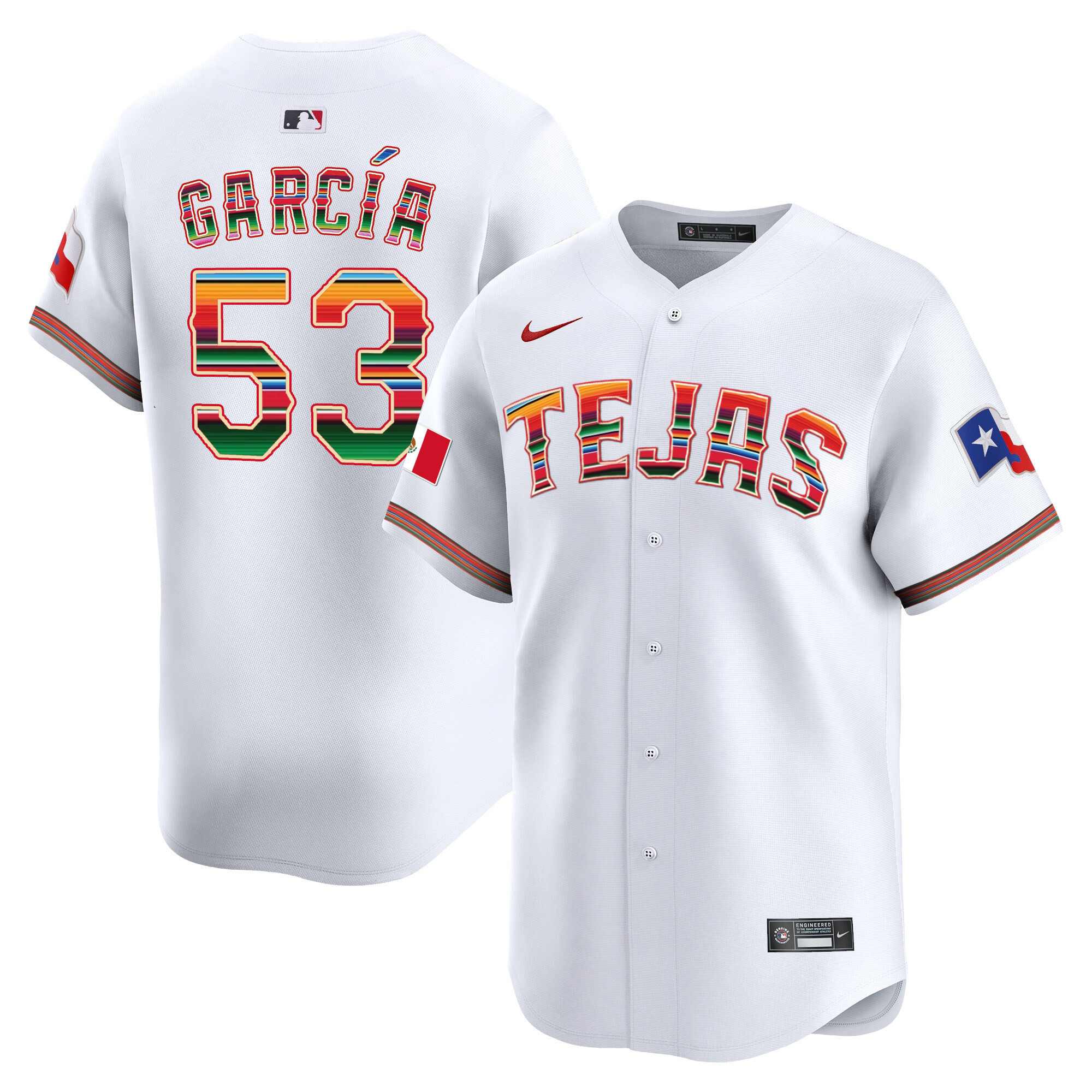 Men's Texas Rangers Mexico Vapor Premier Limited Jersey V2 - All Stitched