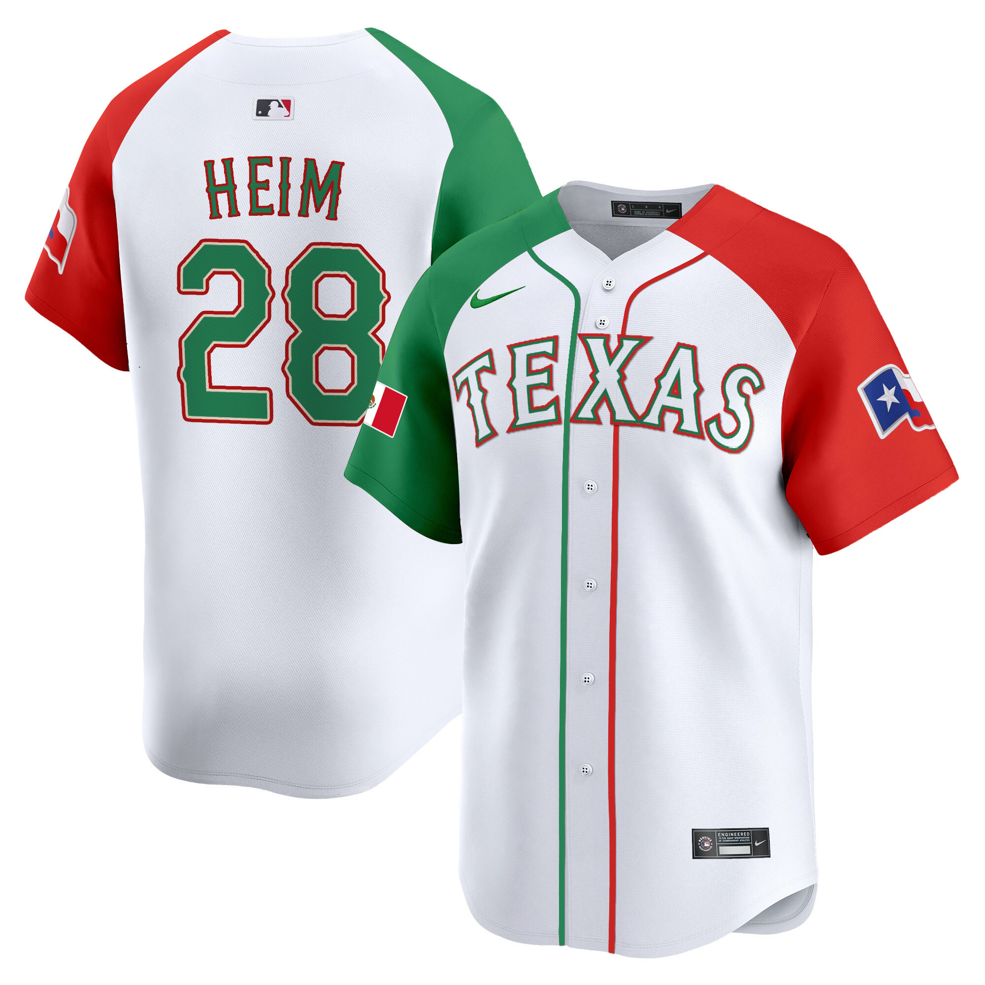 Men's Texas Rangers Mexico Vapor Premier Limited Jersey V2 - All Stitched
