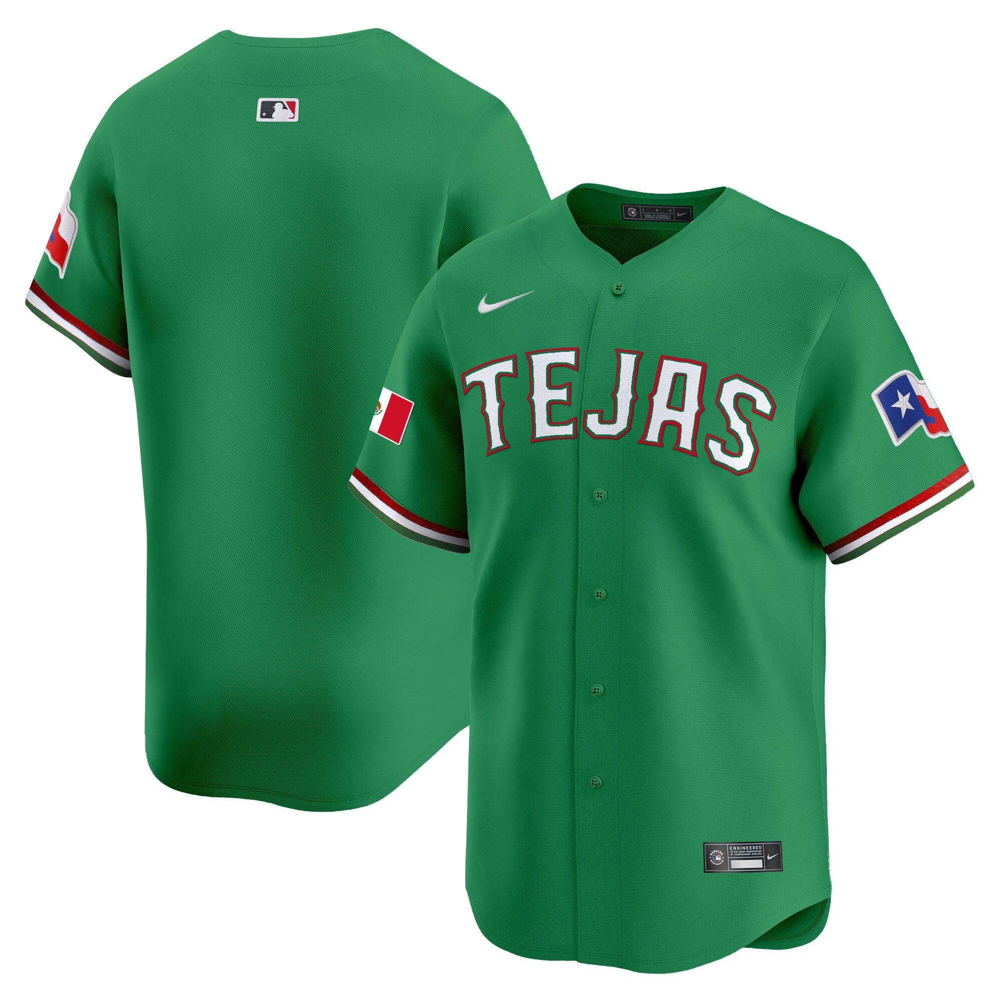 Men's Texas Rangers Mexico Vapor Premier Limited Jersey V2 - All Stitched