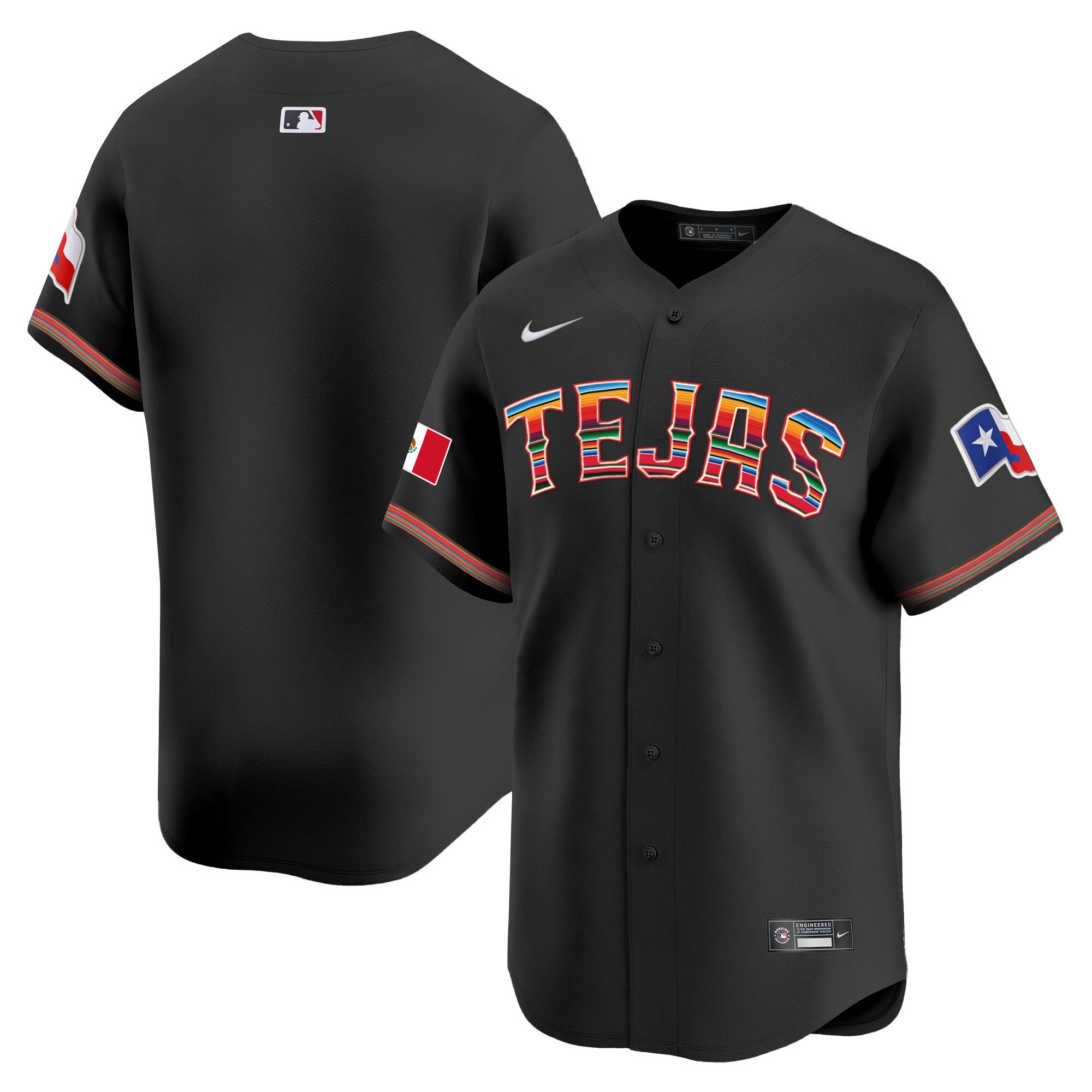 Men's Texas Rangers Mexico Vapor Premier Limited Jersey V2 - All Stitched