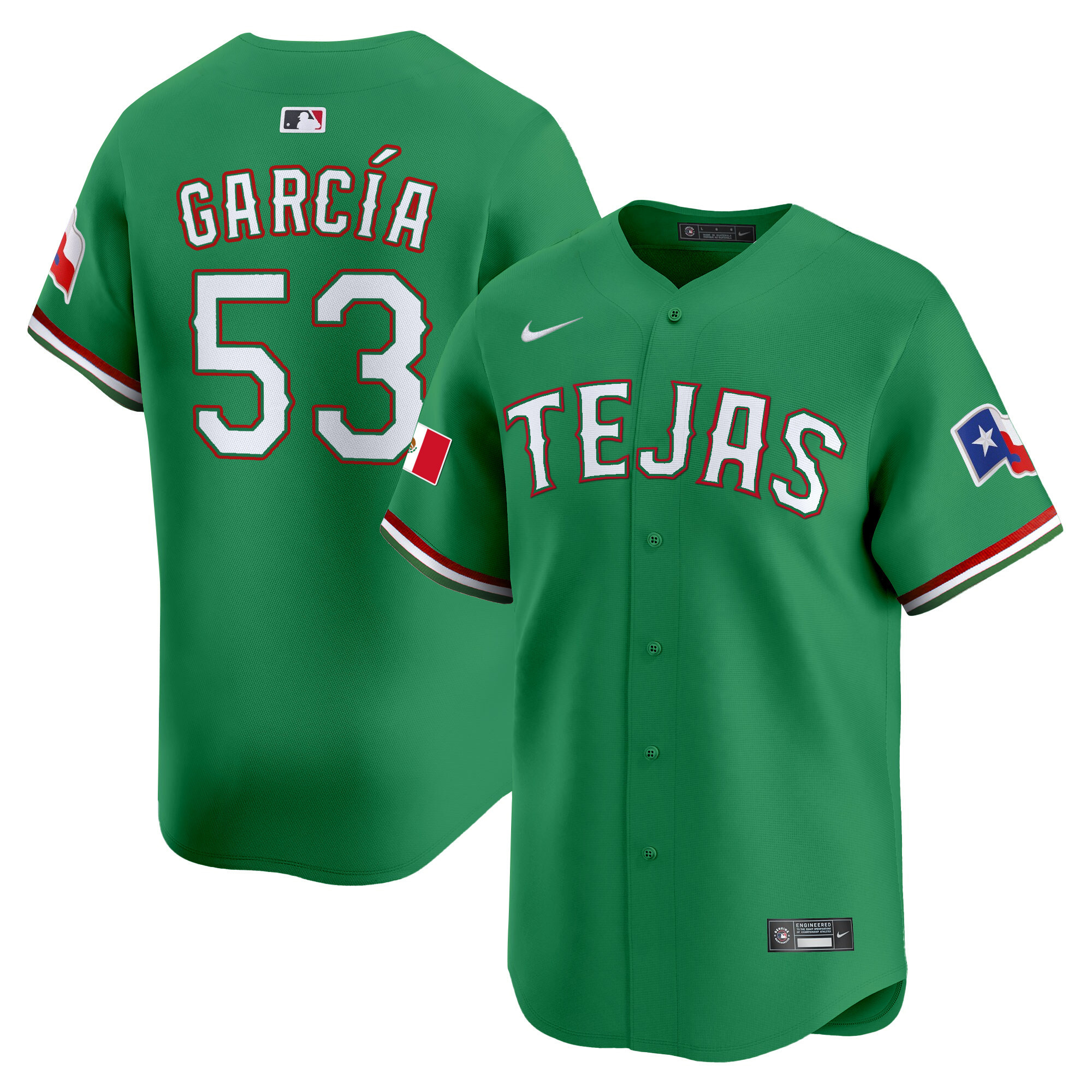 Men's Texas Rangers Mexico Vapor Premier Limited Jersey V2 - All Stitched