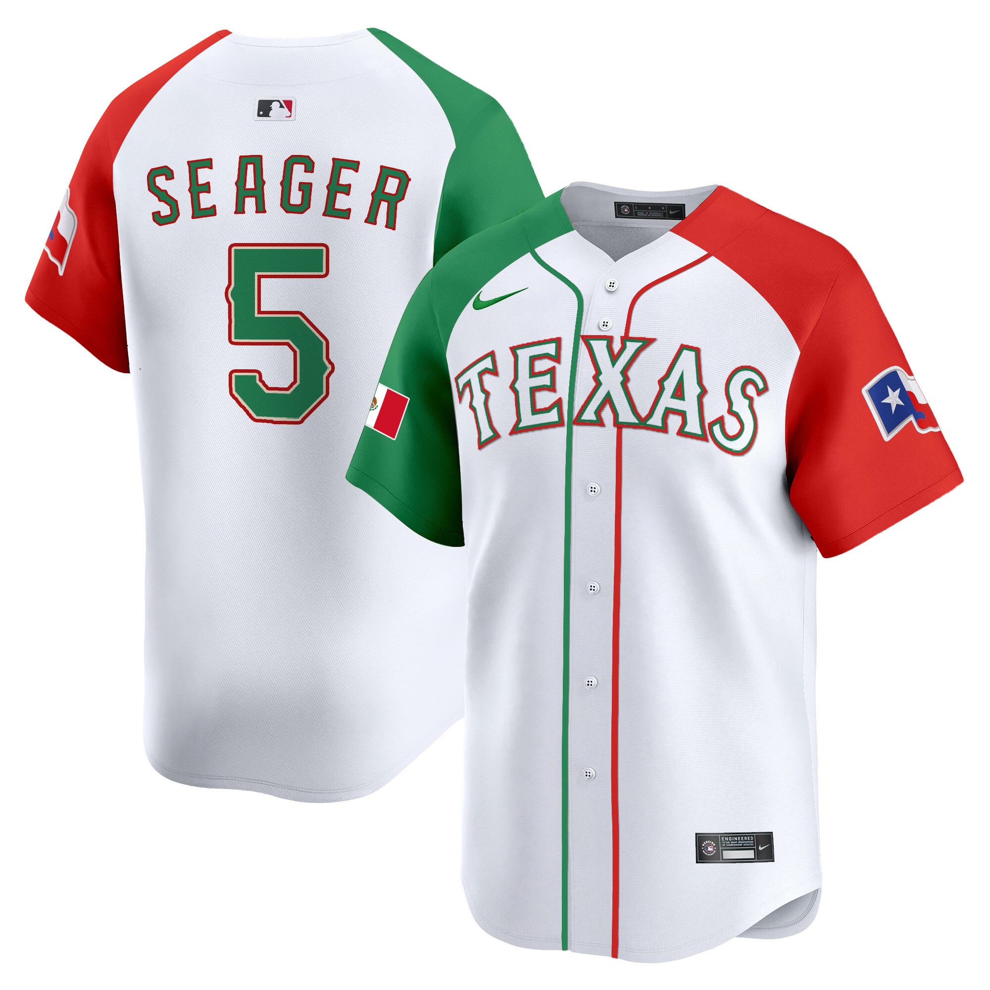 Men's Texas Rangers Mexico Vapor Premier Limited Jersey V2 - All Stitched