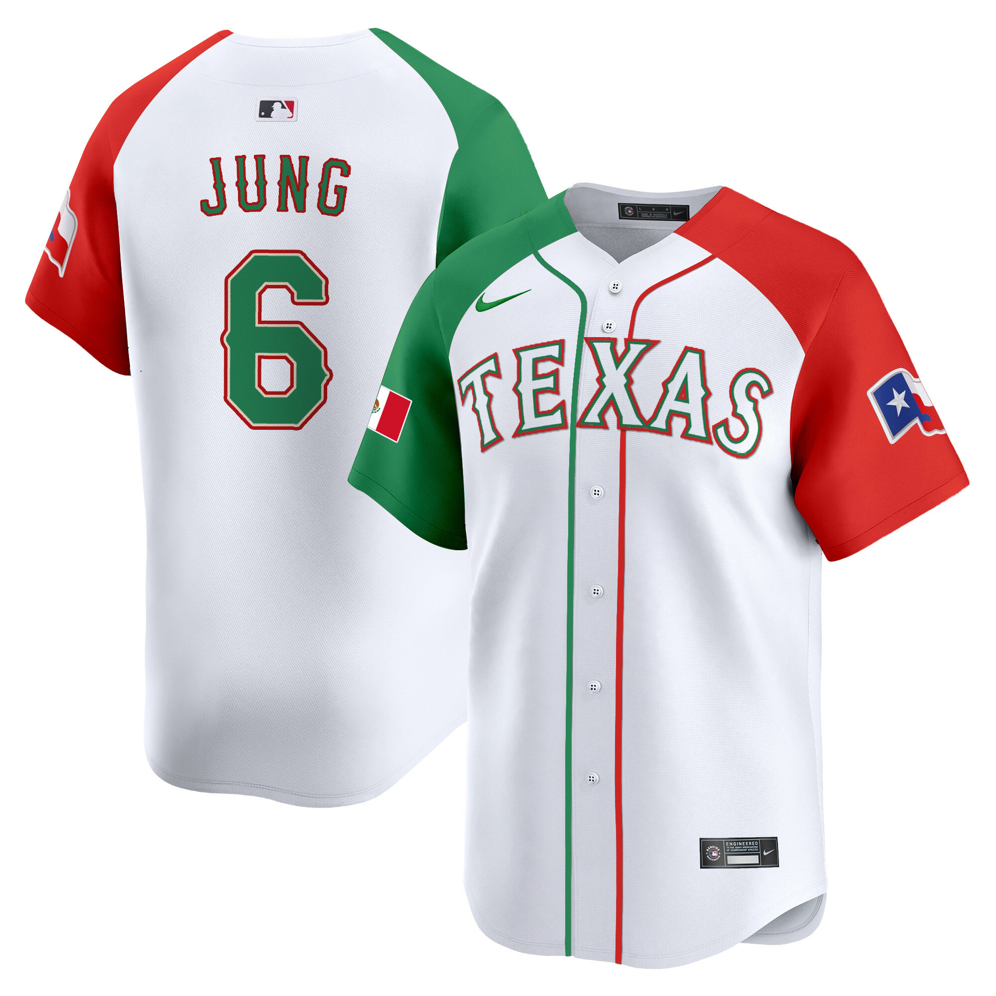Men's Texas Rangers Mexico Vapor Premier Limited Jersey V2 - All Stitched