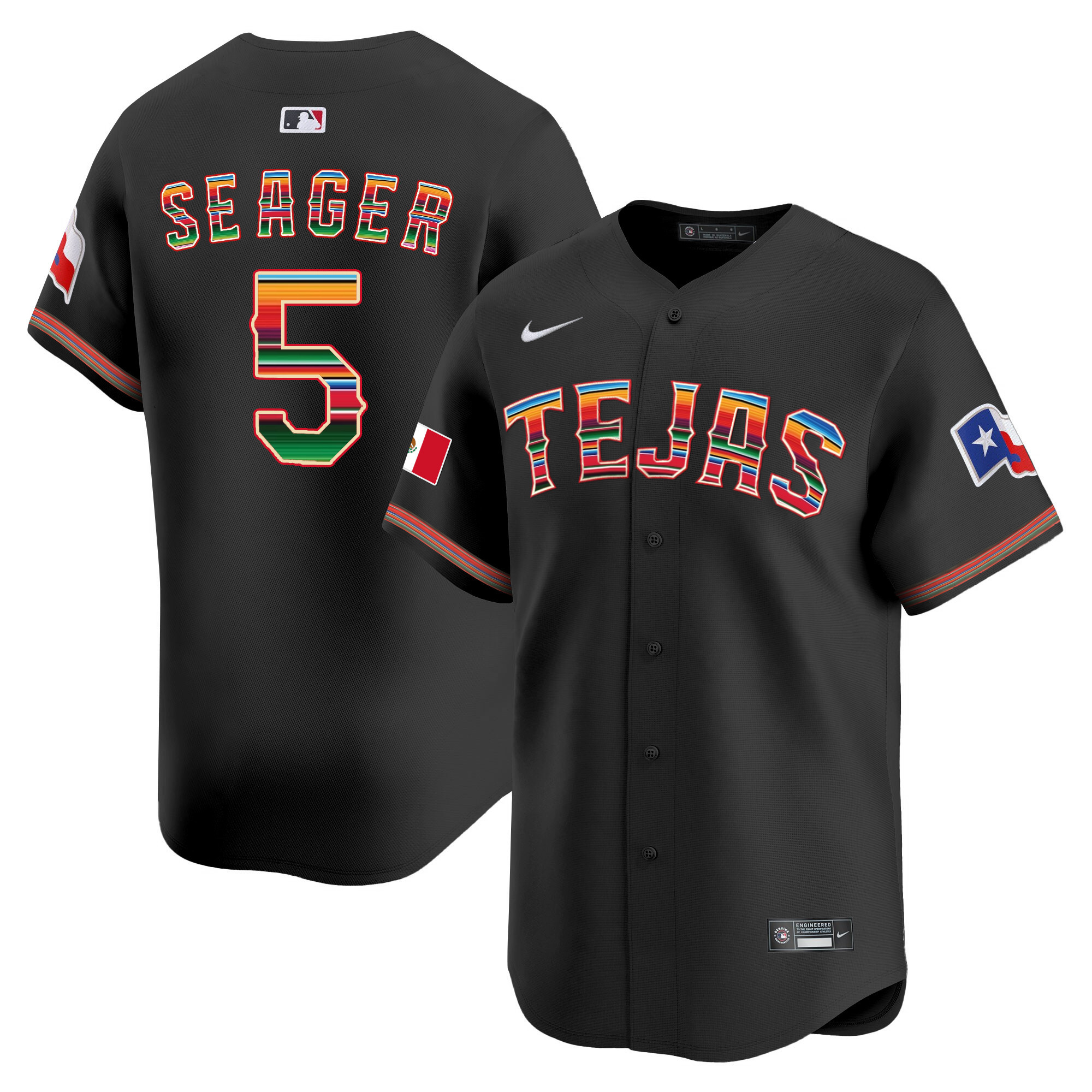 Men's Texas Rangers Mexico Vapor Premier Limited Jersey V2 - All Stitched