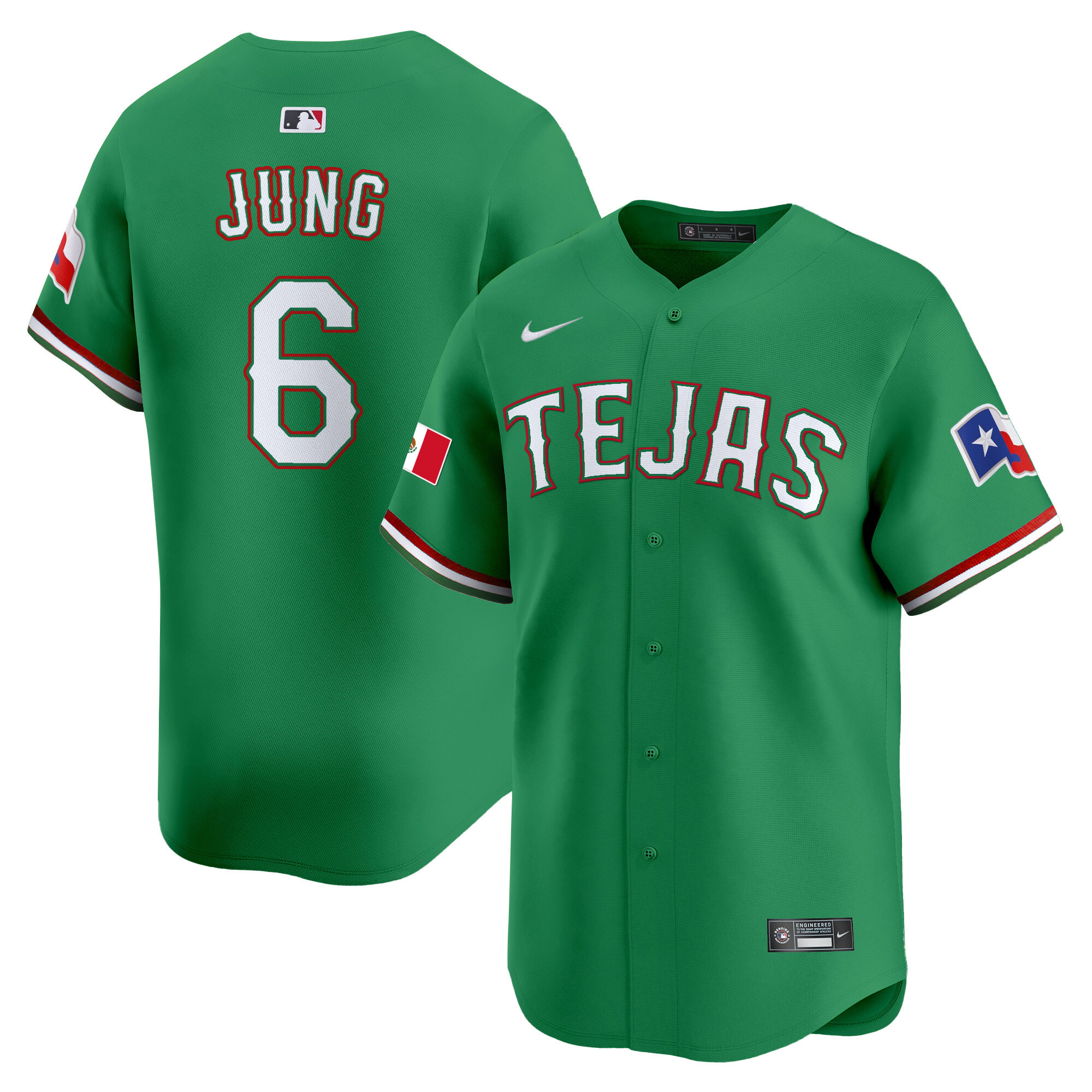 Men's Texas Rangers Mexico Vapor Premier Limited Jersey V2 - All Stitched