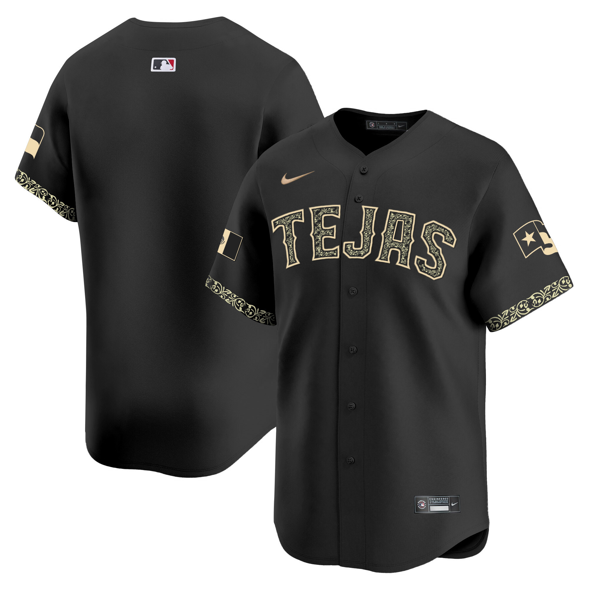 Men's Texas Rangers Mexico Vapor Premier Limited Jersey V2 - All Stitched