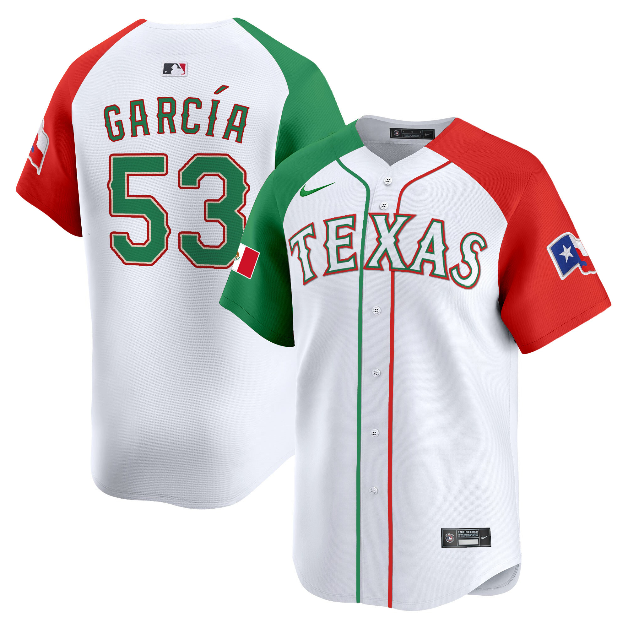 Men's Texas Rangers Mexico Vapor Premier Limited Jersey V2 - All Stitched