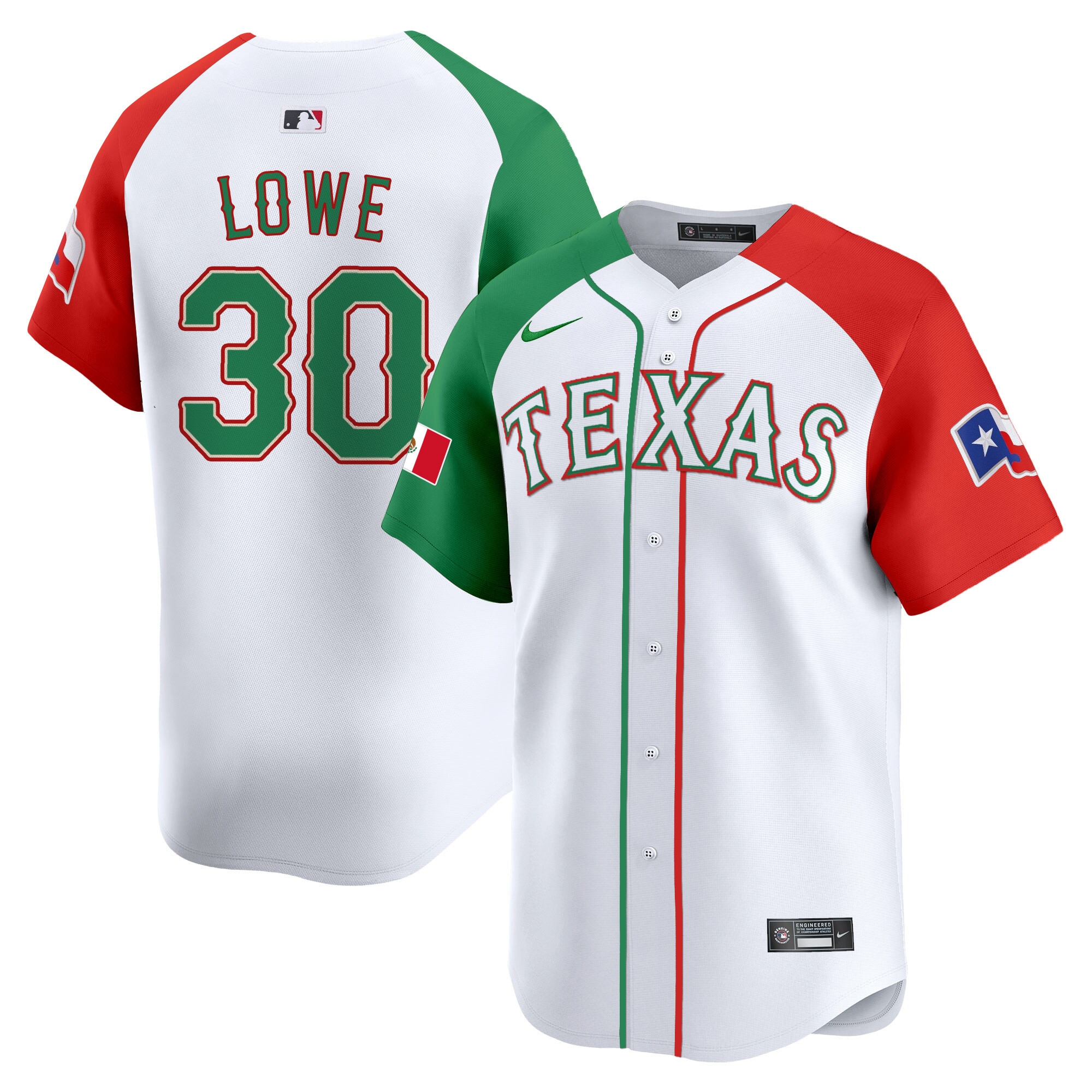 Men's Texas Rangers Mexico Vapor Premier Limited Jersey V2 - All Stitched