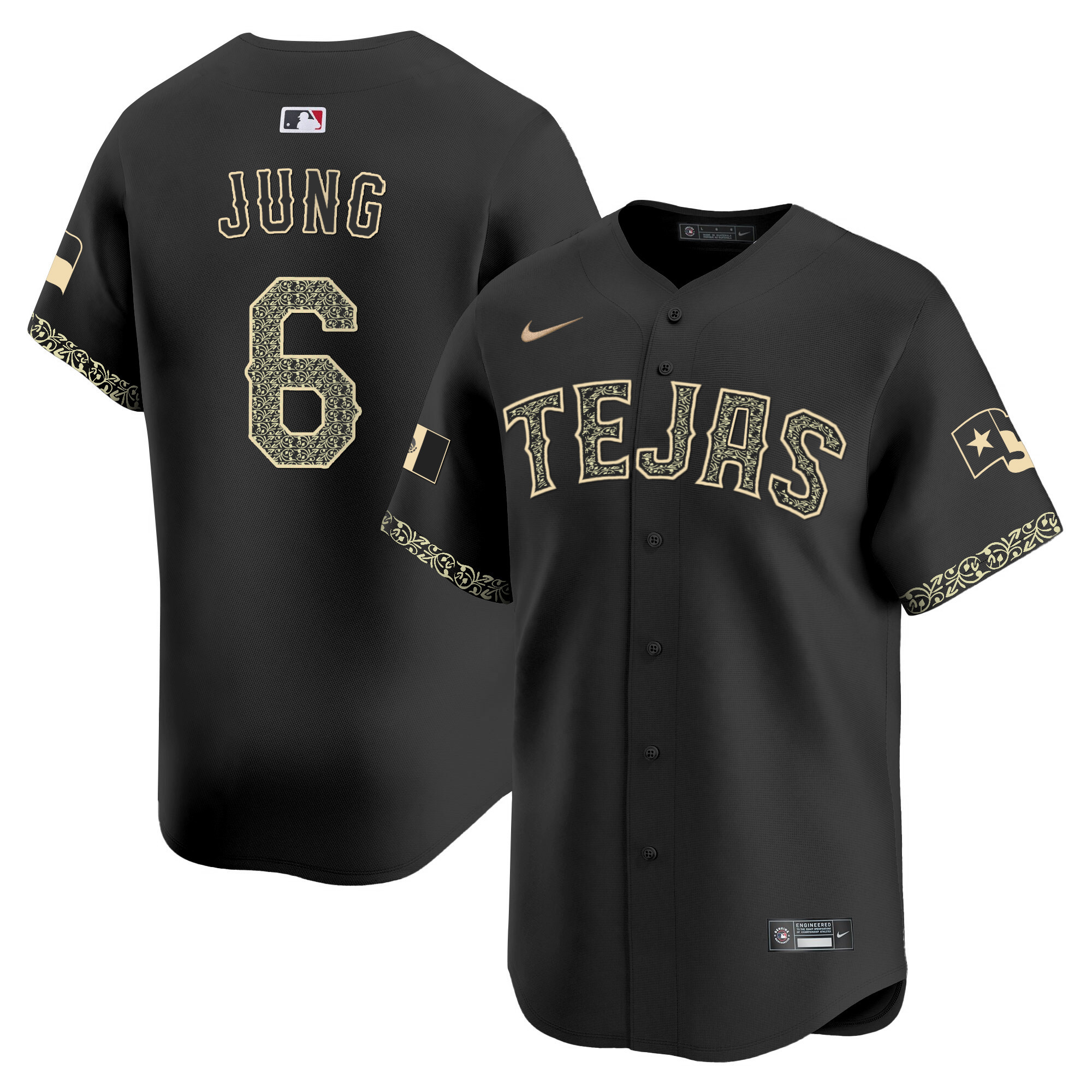 Men's Texas Rangers Mexico Vapor Premier Limited Jersey V2 - All Stitched
