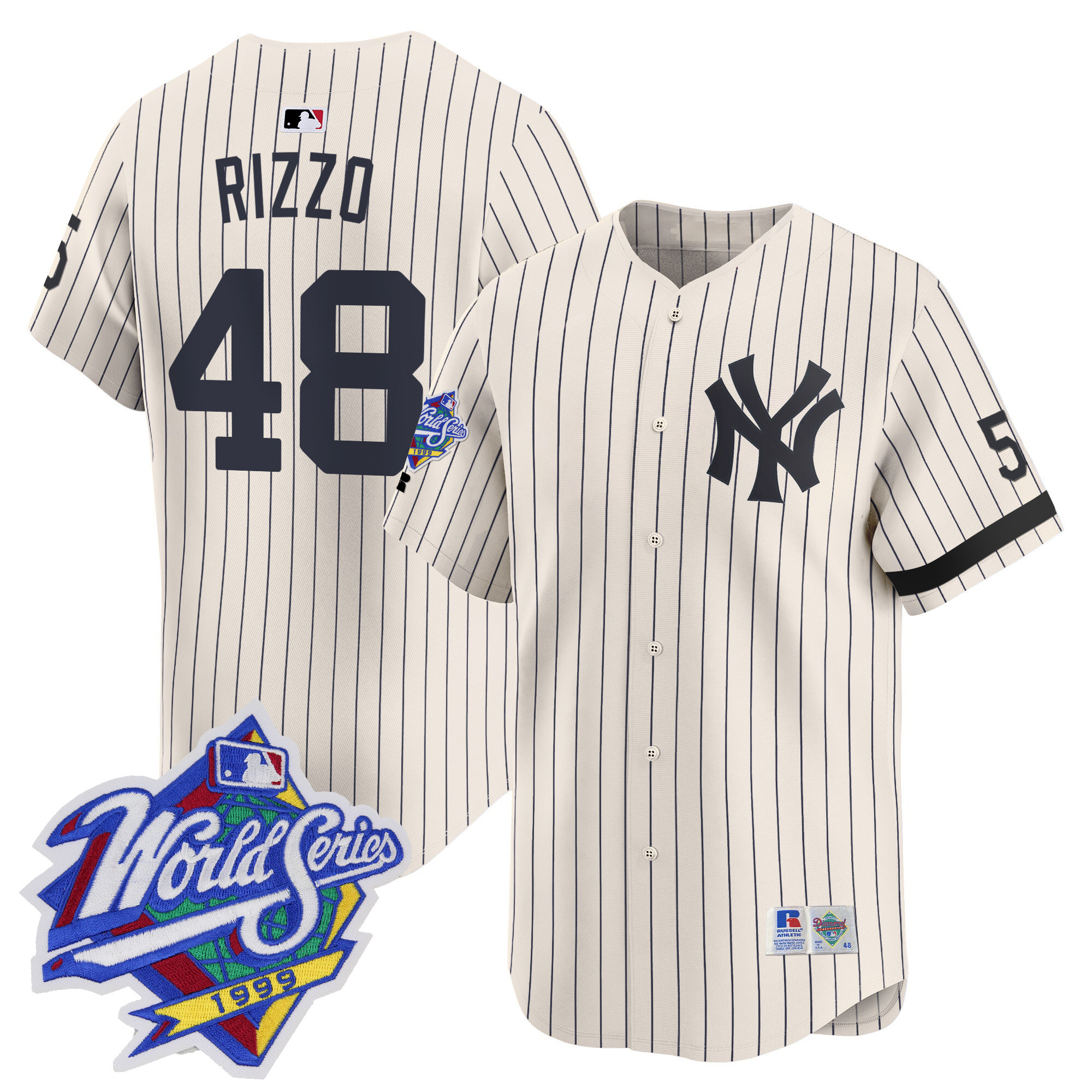 Men's Yankees 1999 Throwback Joe DiMaggio Patch Vapor Premier Limited Jersey - All Stitched
