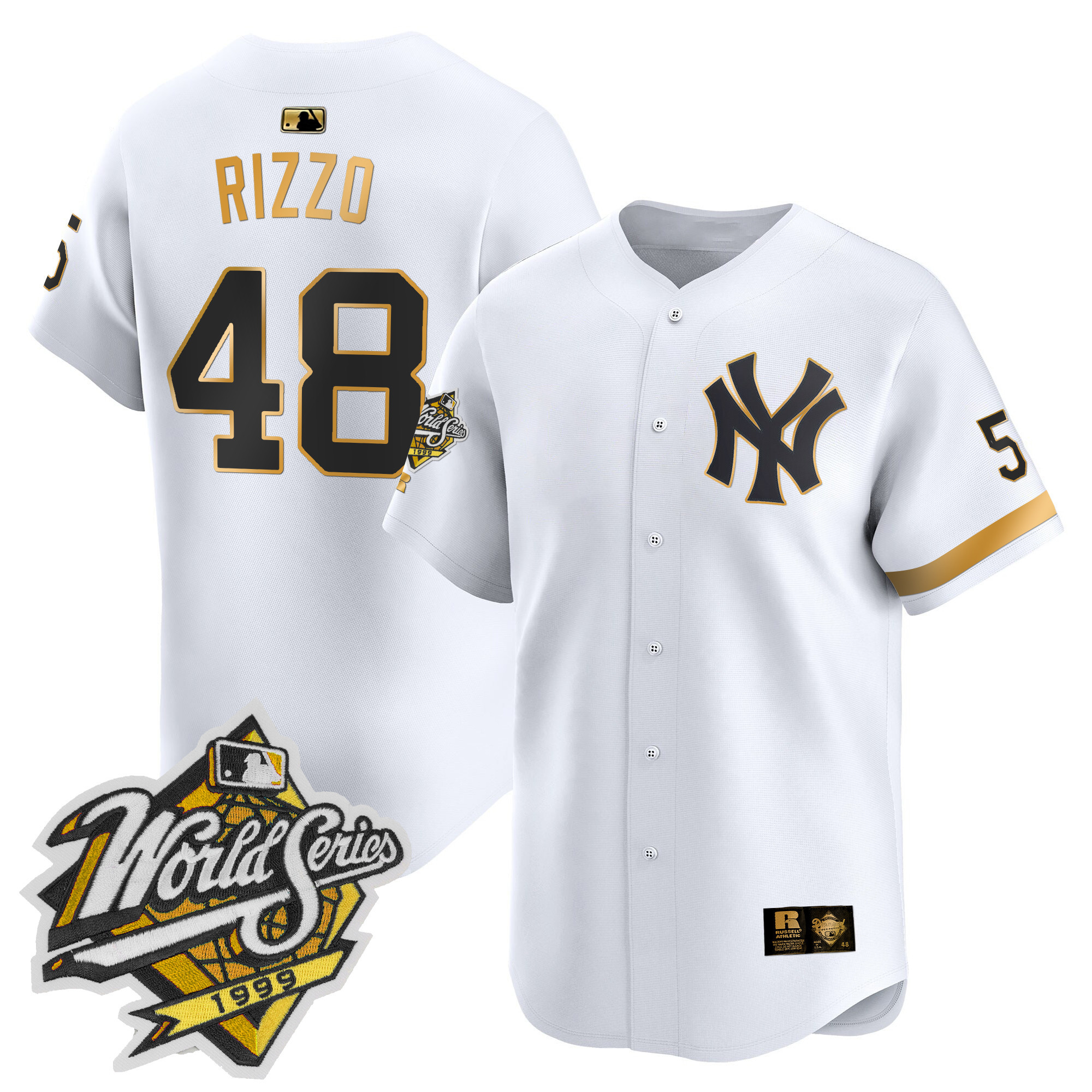 Men's Yankees 1999 Throwback Joe DiMaggio Patch Vapor Premier Limited Jersey - All Stitched