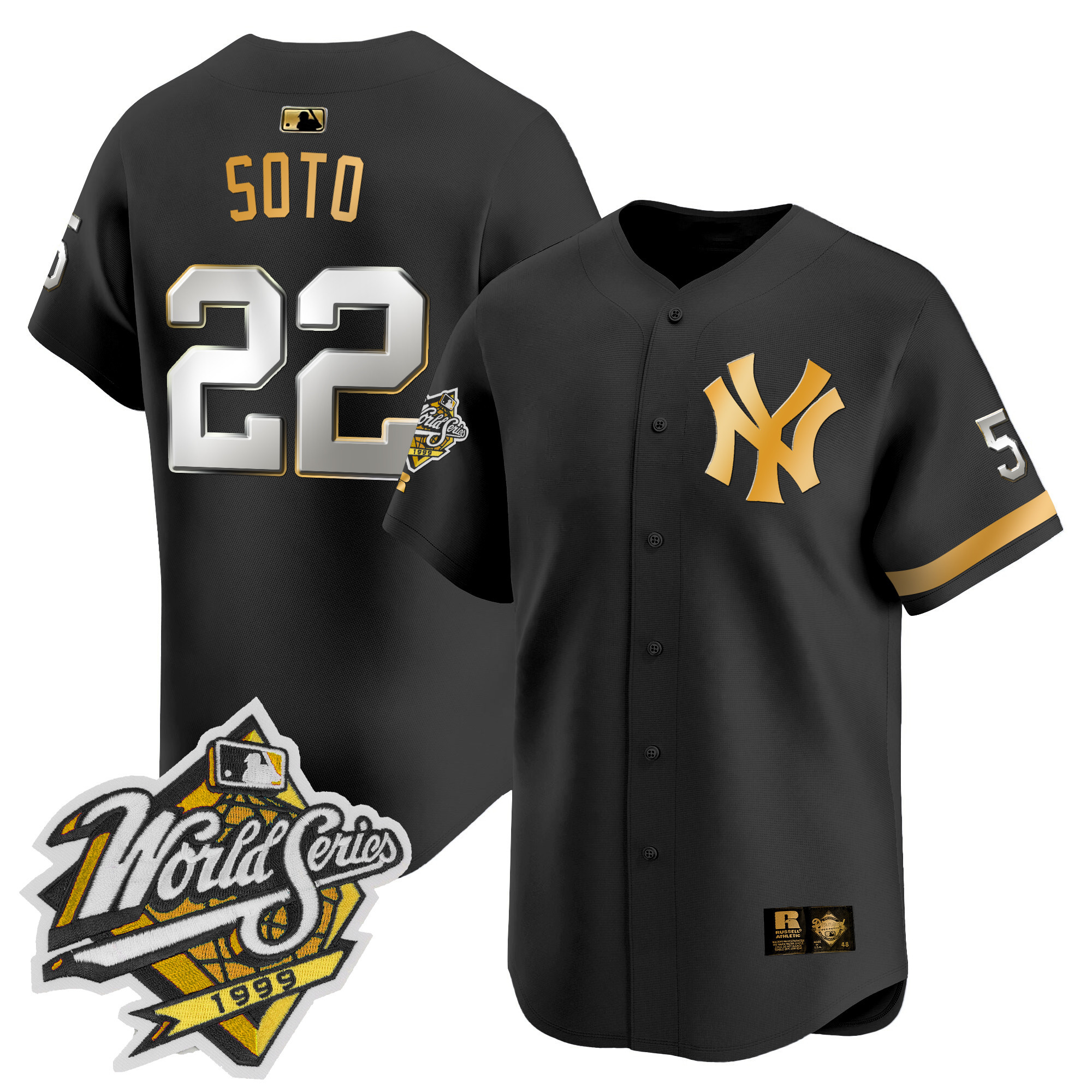 Men's Yankees 1999 Throwback Joe DiMaggio Patch Vapor Premier Limited Jersey - All Stitched