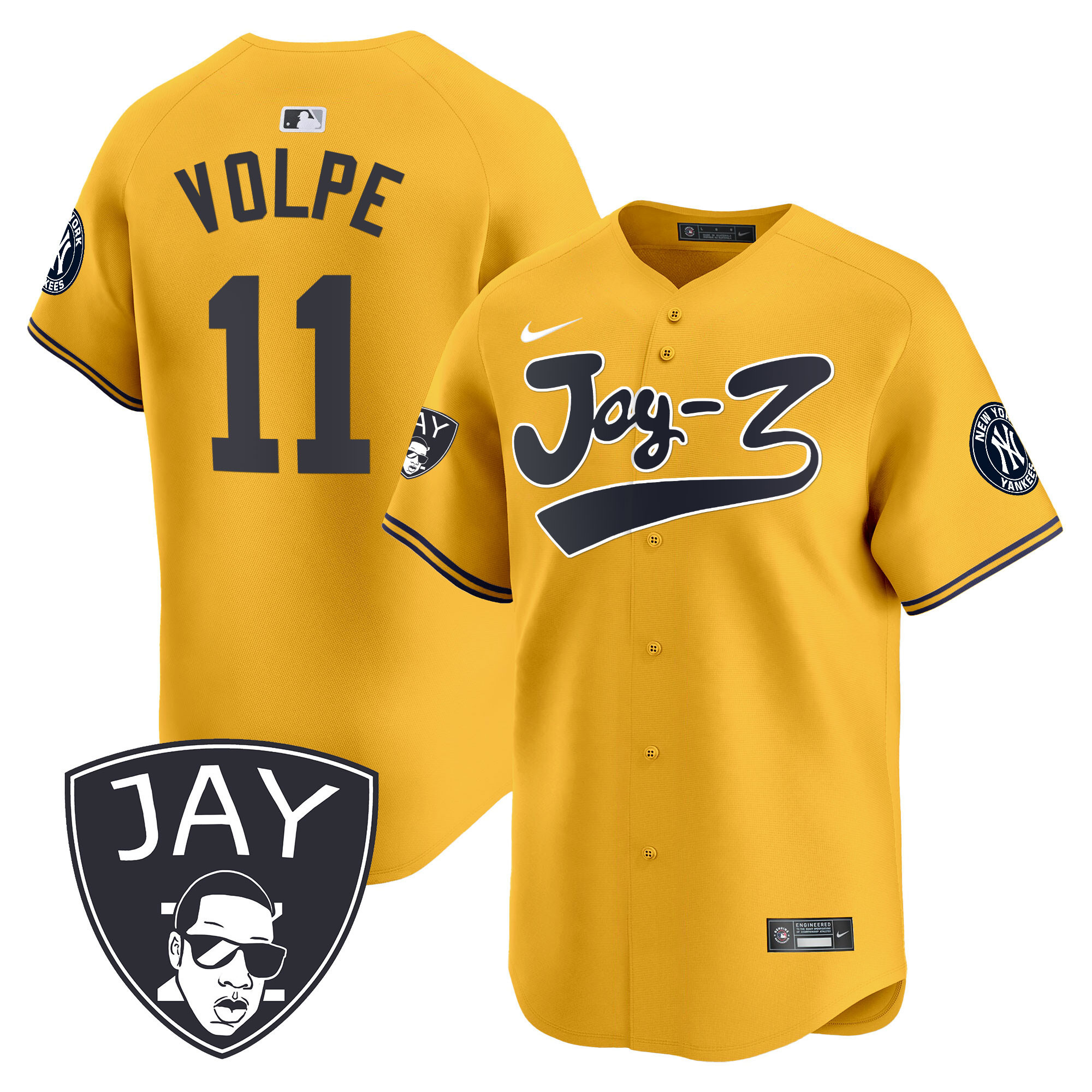 Men's Yankees Jay-Z Vapor Premier Limited Jersey V2 - All Stitched