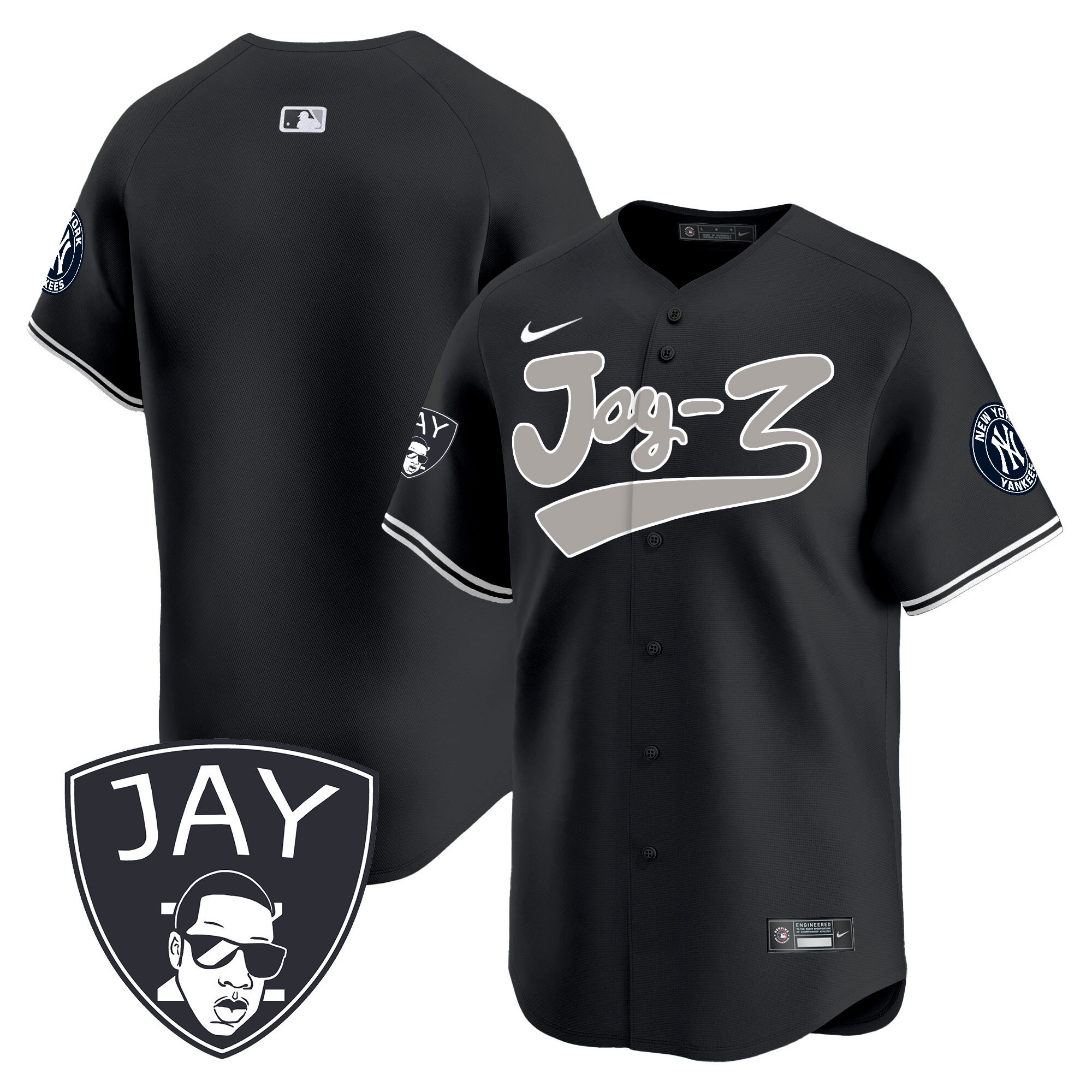 Men's Yankees Jay-Z Vapor Premier Limited Jersey V2 - All Stitched