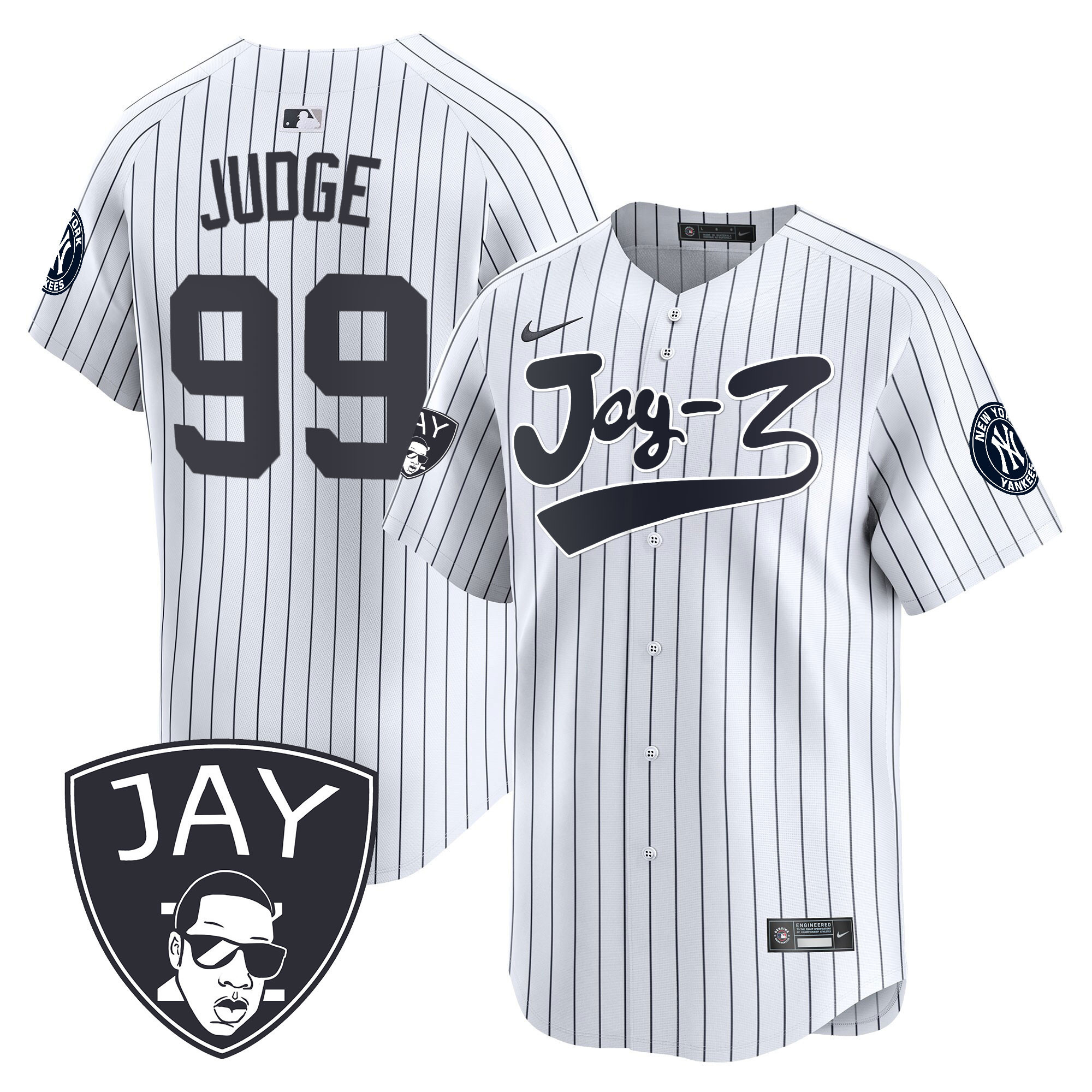Men's Yankees Jay-Z Vapor Premier Limited Jersey V2 - All Stitched