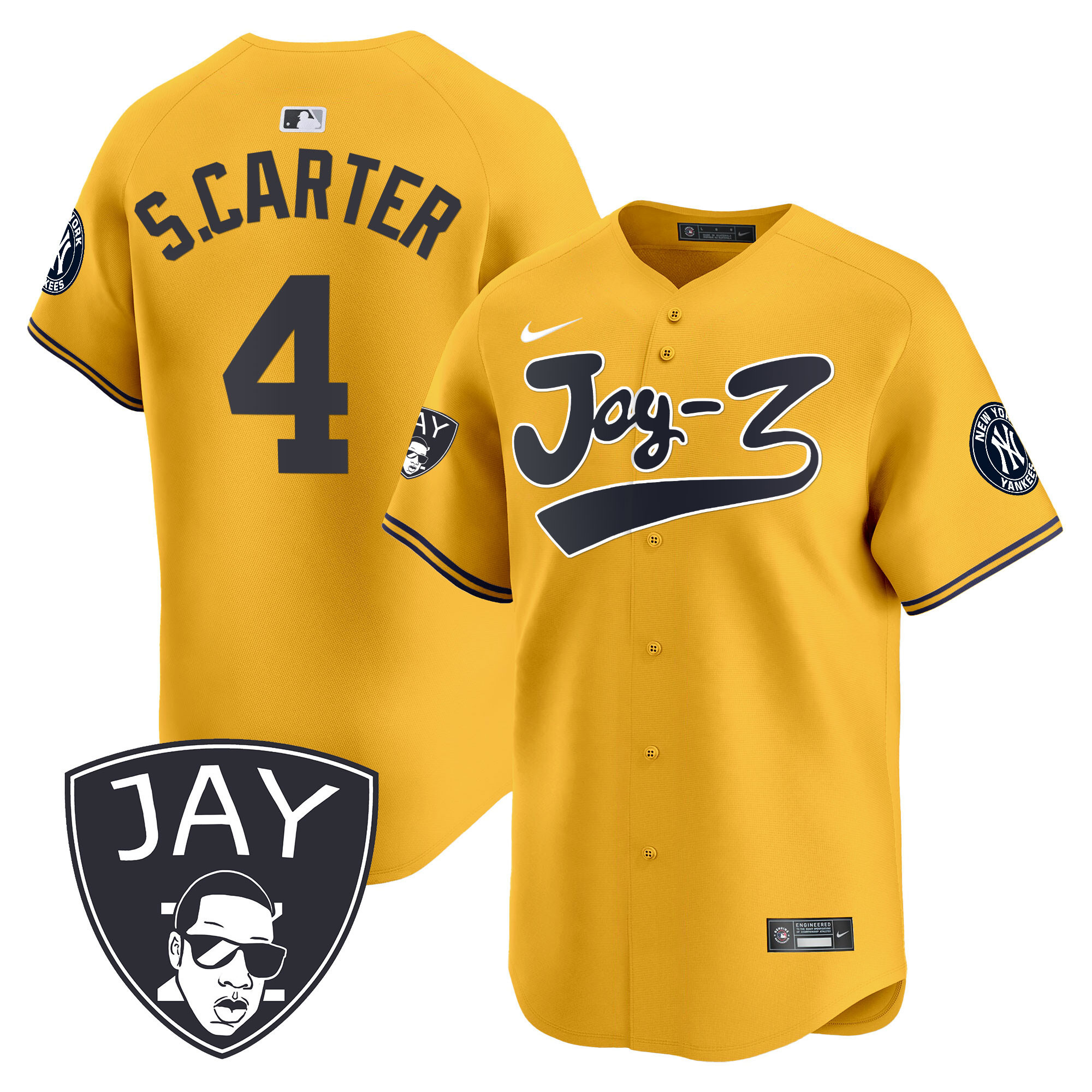 Men's Yankees Jay-Z Vapor Premier Limited Jersey V2 - All Stitched