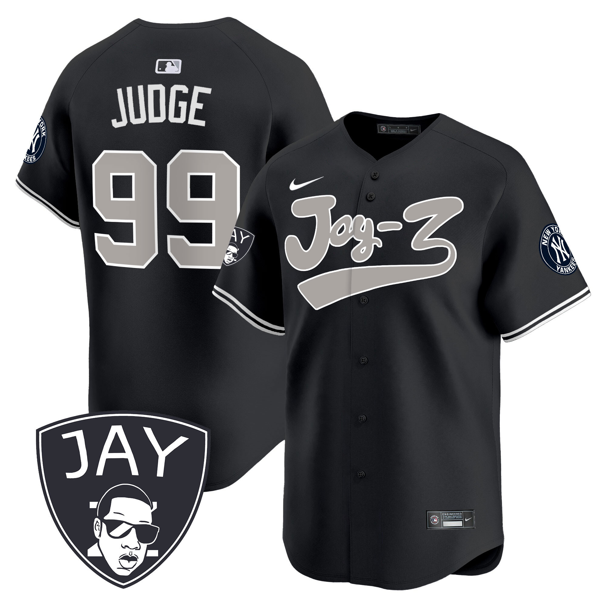 Men's Yankees Jay-Z Vapor Premier Limited Jersey V2 - All Stitched
