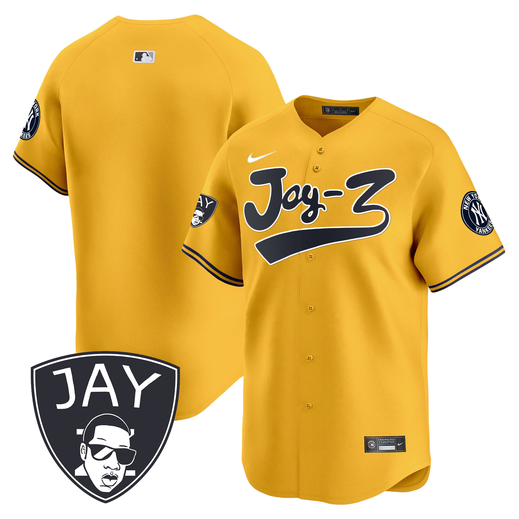 Men's Yankees Jay-Z Vapor Premier Limited Jersey V2 - All Stitched
