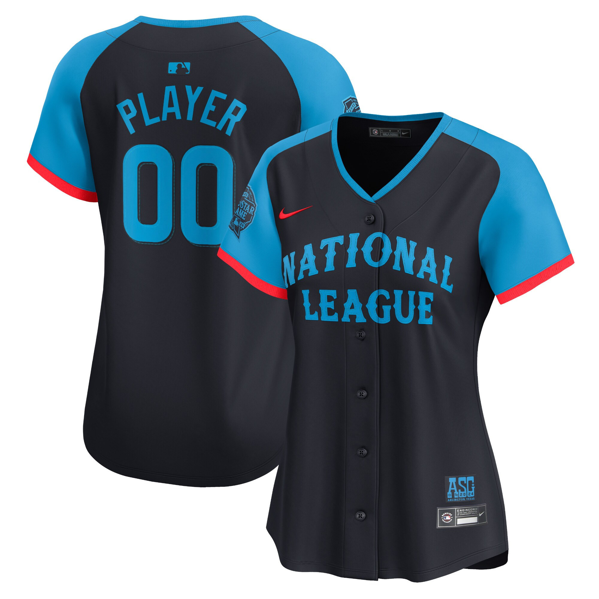 National League 2024 All-Star Game Limited Custom Jersey - Navy - All Stitched
