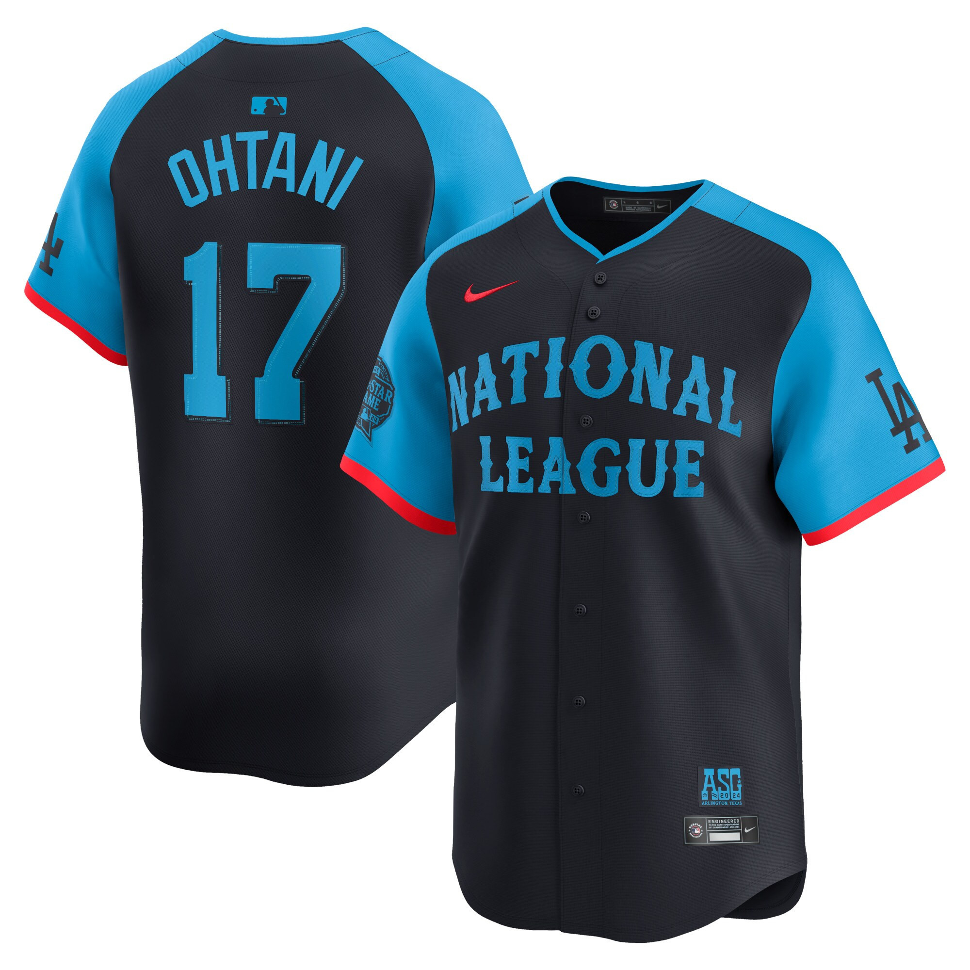 National League 2024 All-Star Game Limited Jersey - Navy - All Stitched