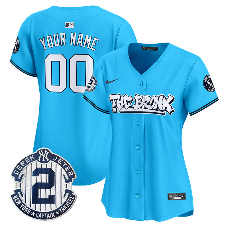 New York Yankees The Bronx Graffiti Vapor Premier Limited Custom Jersey - All Stitched