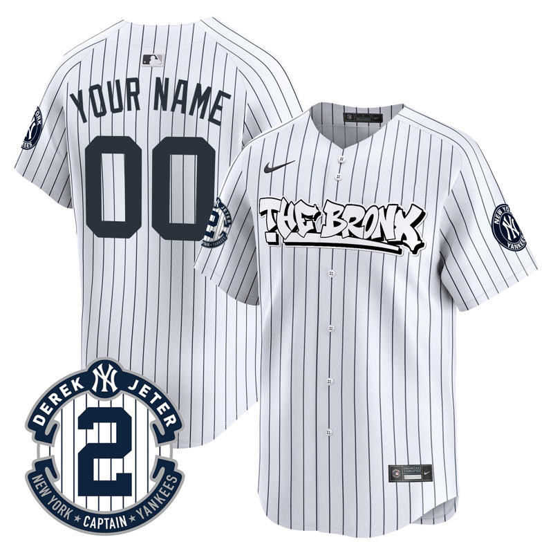 New York Yankees The Bronx Graffiti Vapor Premier Limited Custom Jersey - All Stitched