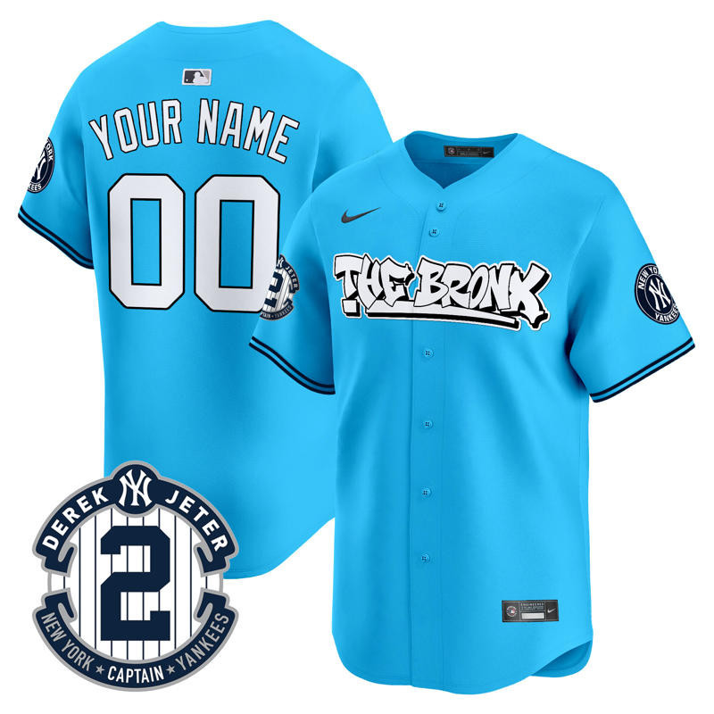 New York Yankees The Bronx Graffiti Vapor Premier Limited Custom Jersey - All Stitched