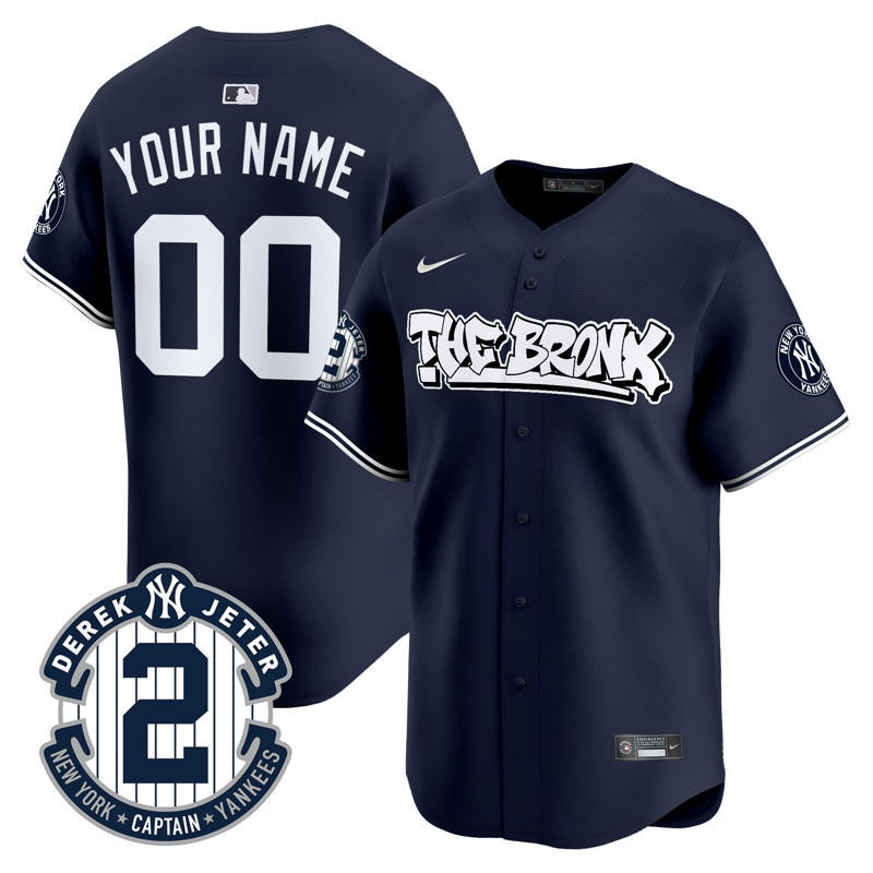 New York Yankees The Bronx Graffiti Vapor Premier Limited Custom Jersey - All Stitched