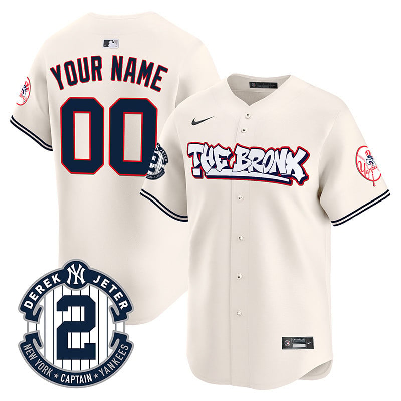 New York Yankees The Bronx Graffiti Vapor Premier Limited Custom Jersey V2 - All Stitched