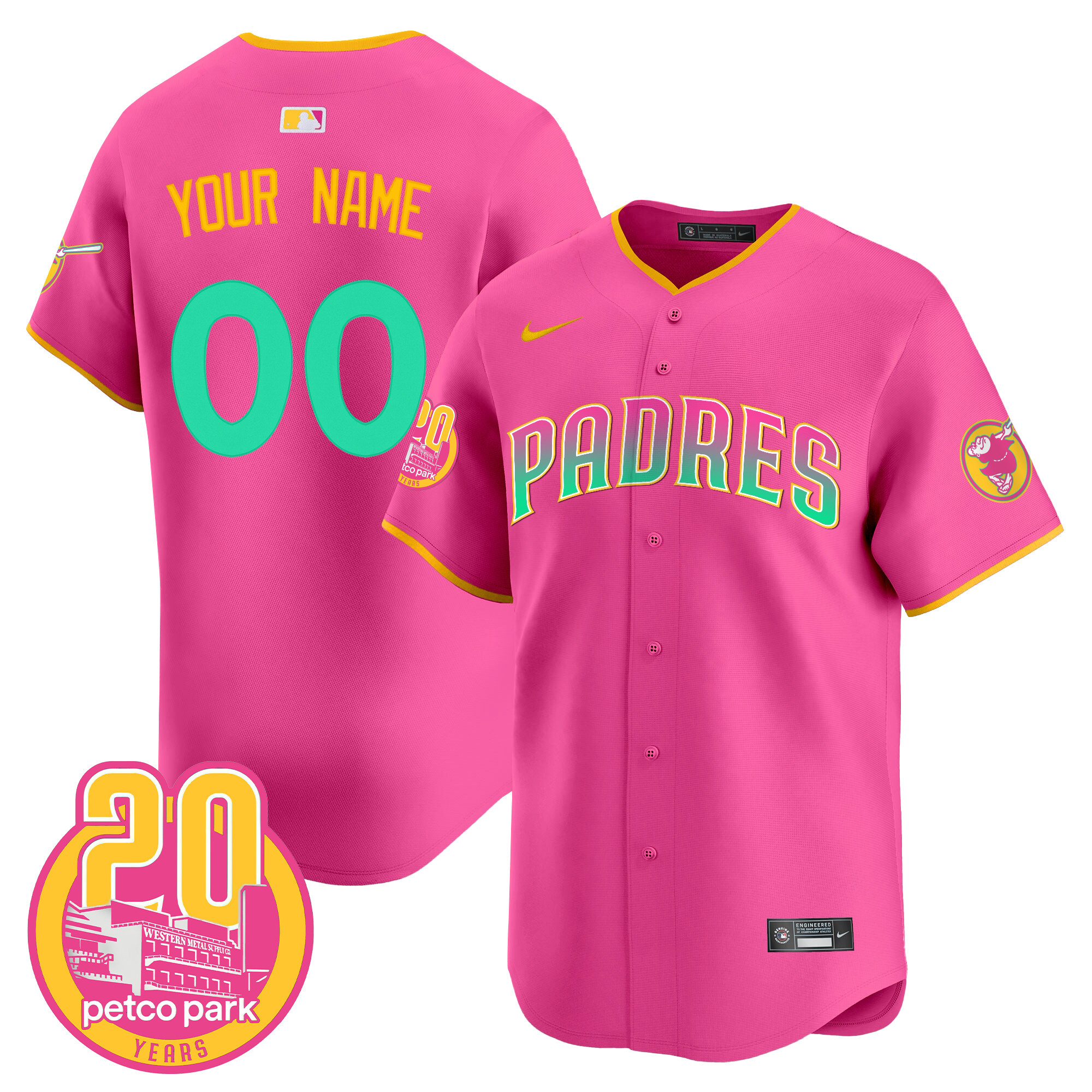 Padres 2024 San Diego City Style Vapor Premier Limited Custom Jersey – All Stitched