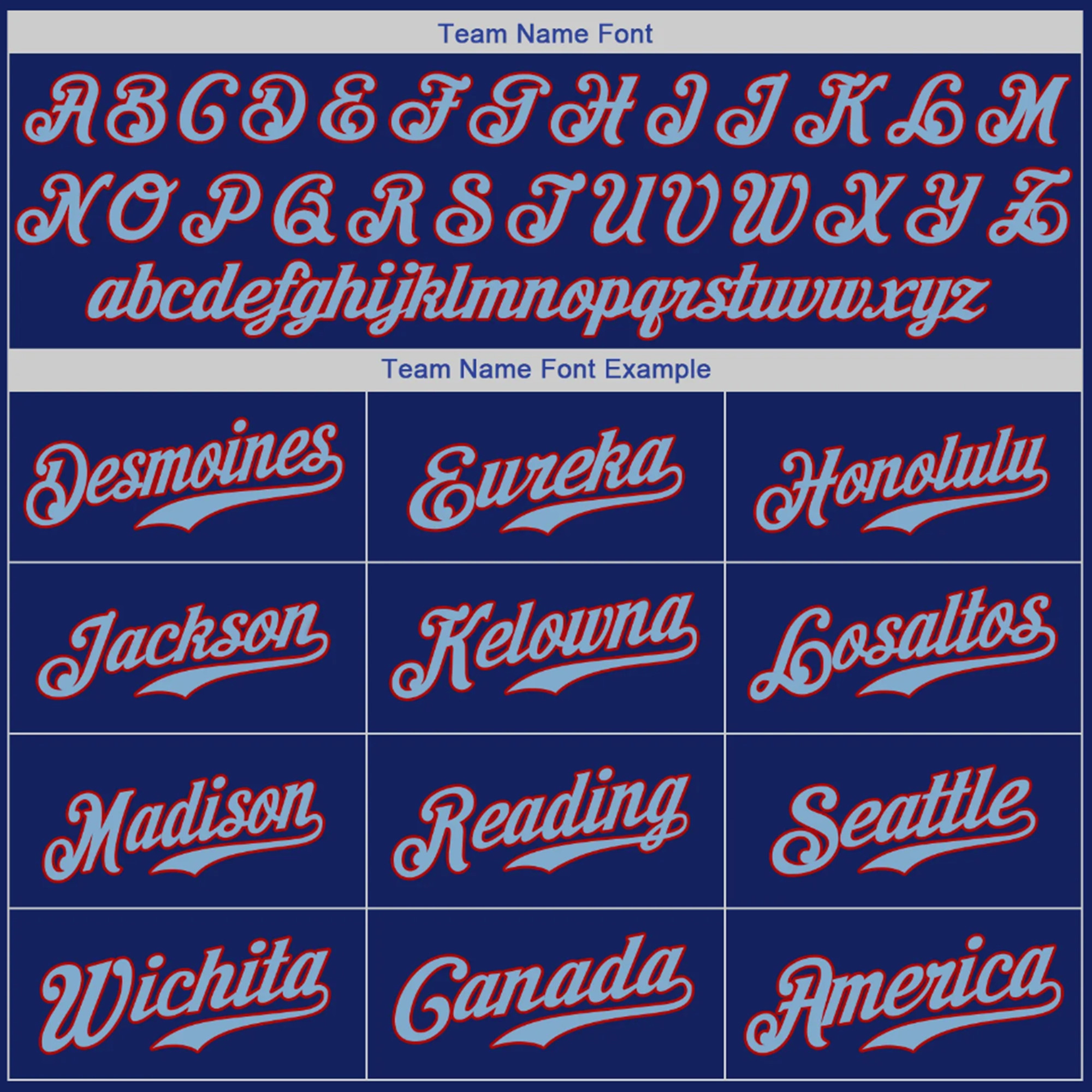 Royal Light Blue-Red Custom Baseball Jersey
