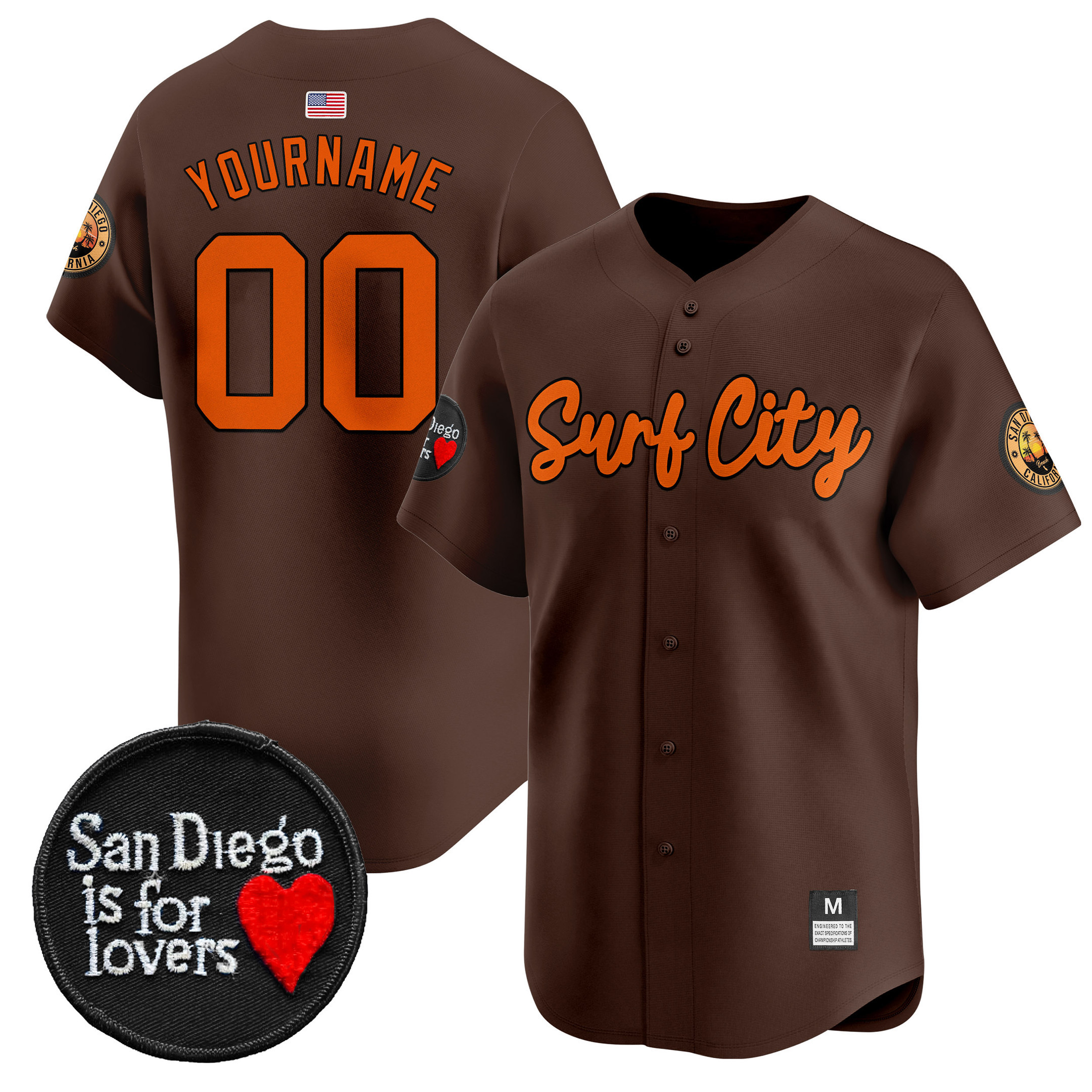 San Diego Is For Lovers Patch Vapor Premier Limited Jersey - All Stitched