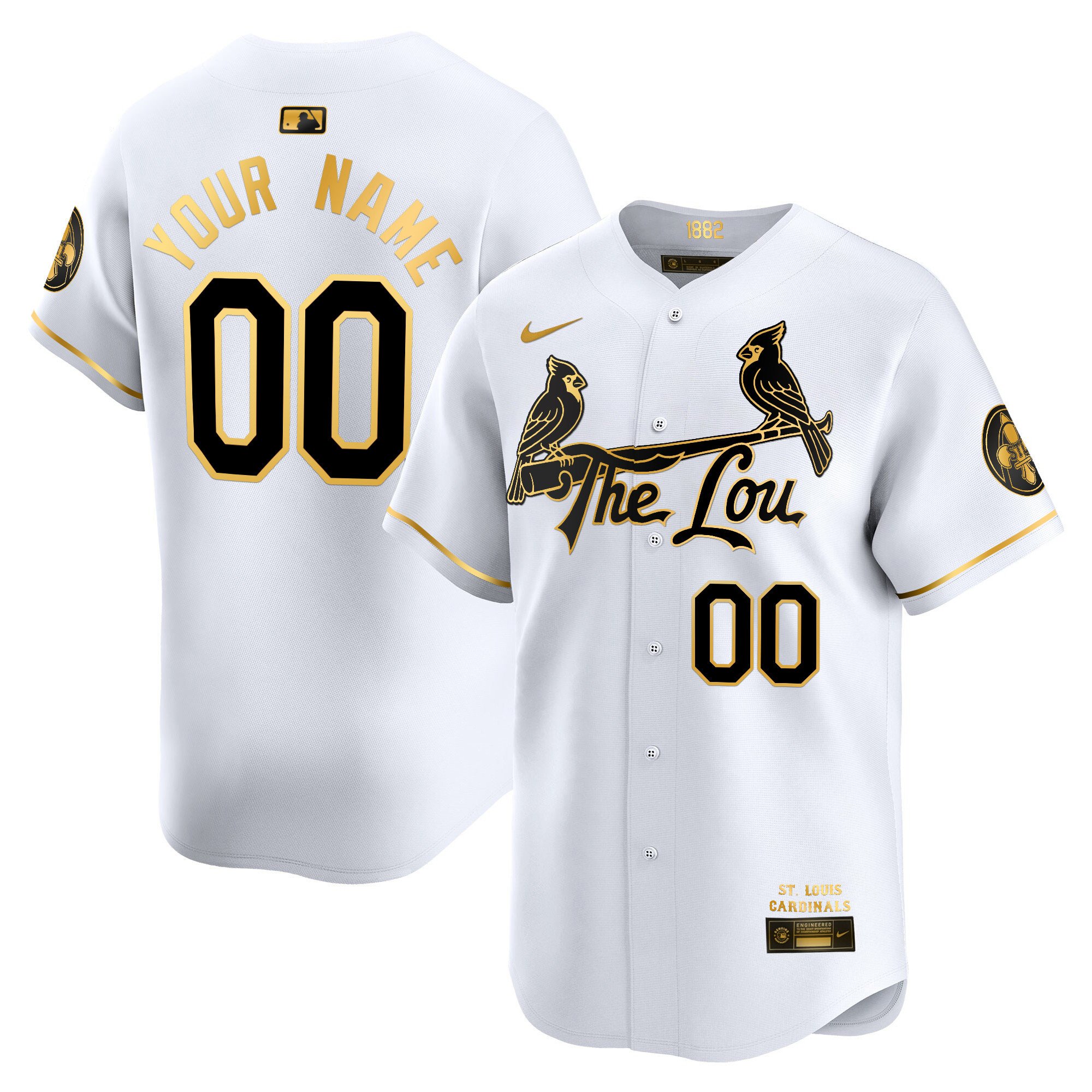 St. Louis Cardinals 2024 City Connect Vapor Premier Limited Custom Jersey - All Stitched