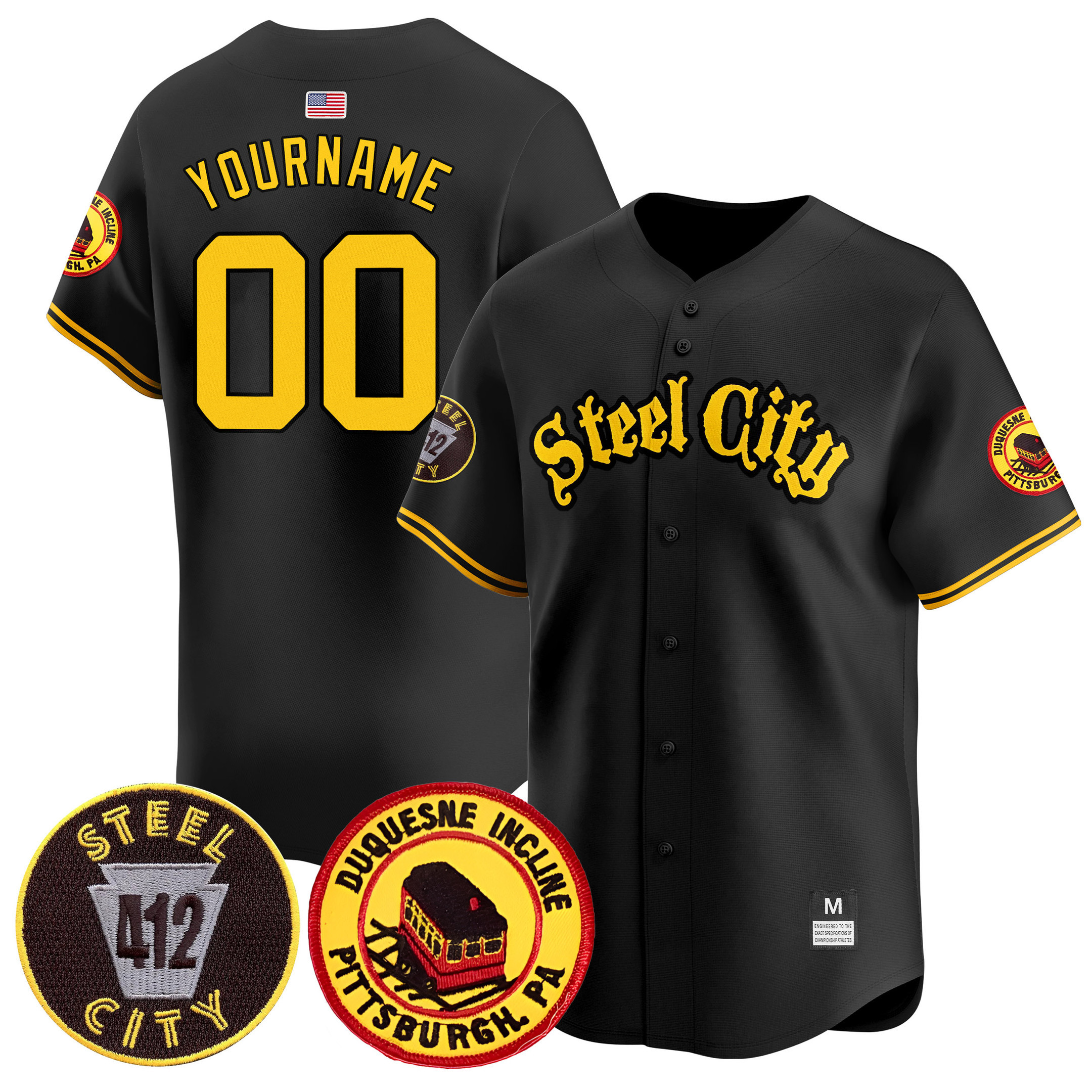 Steel City Vapor Premier Limited Jersey - All Stitched