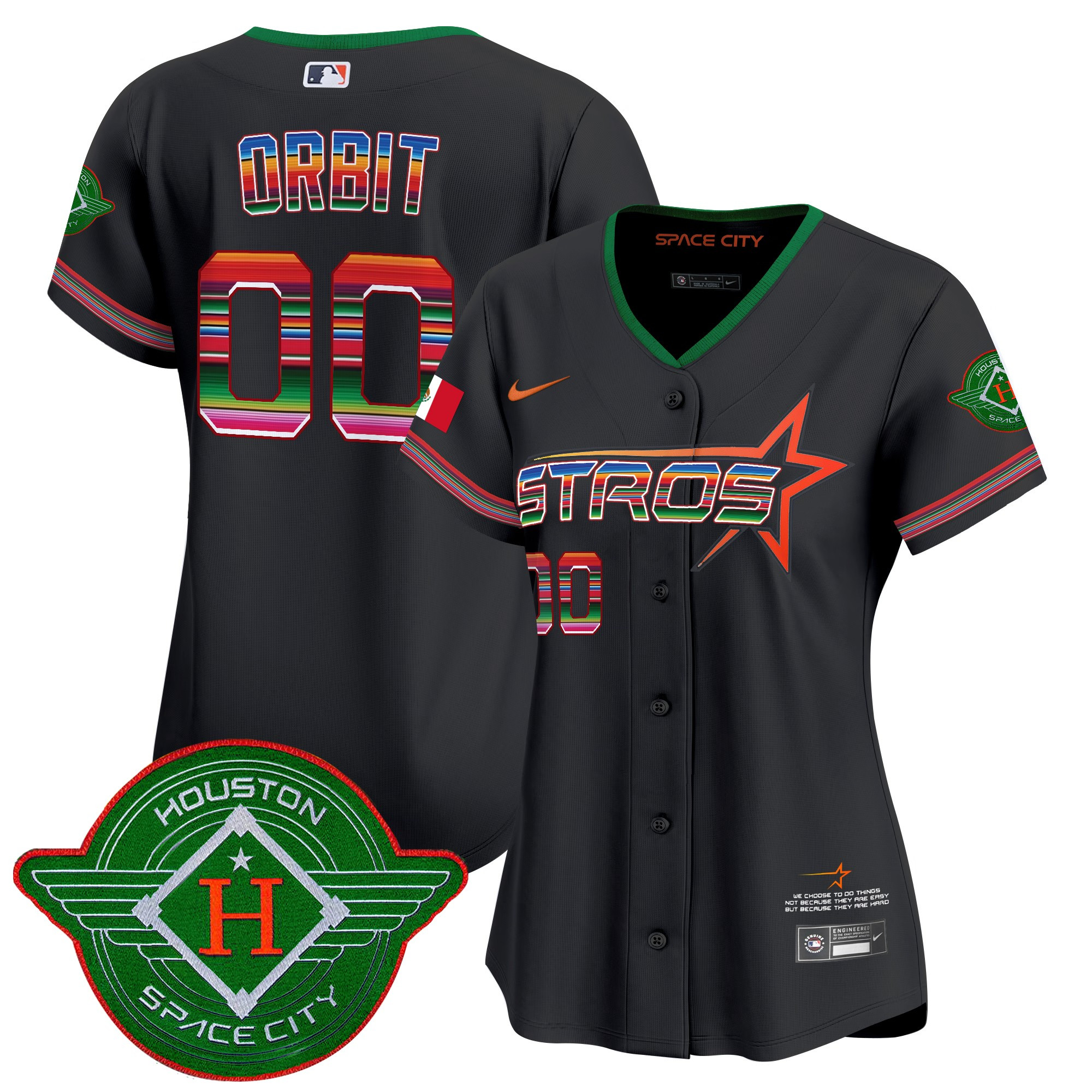 Women's Astros 2025 City Connect Mexico Vapor Premier Limited Jersey - All Stitched