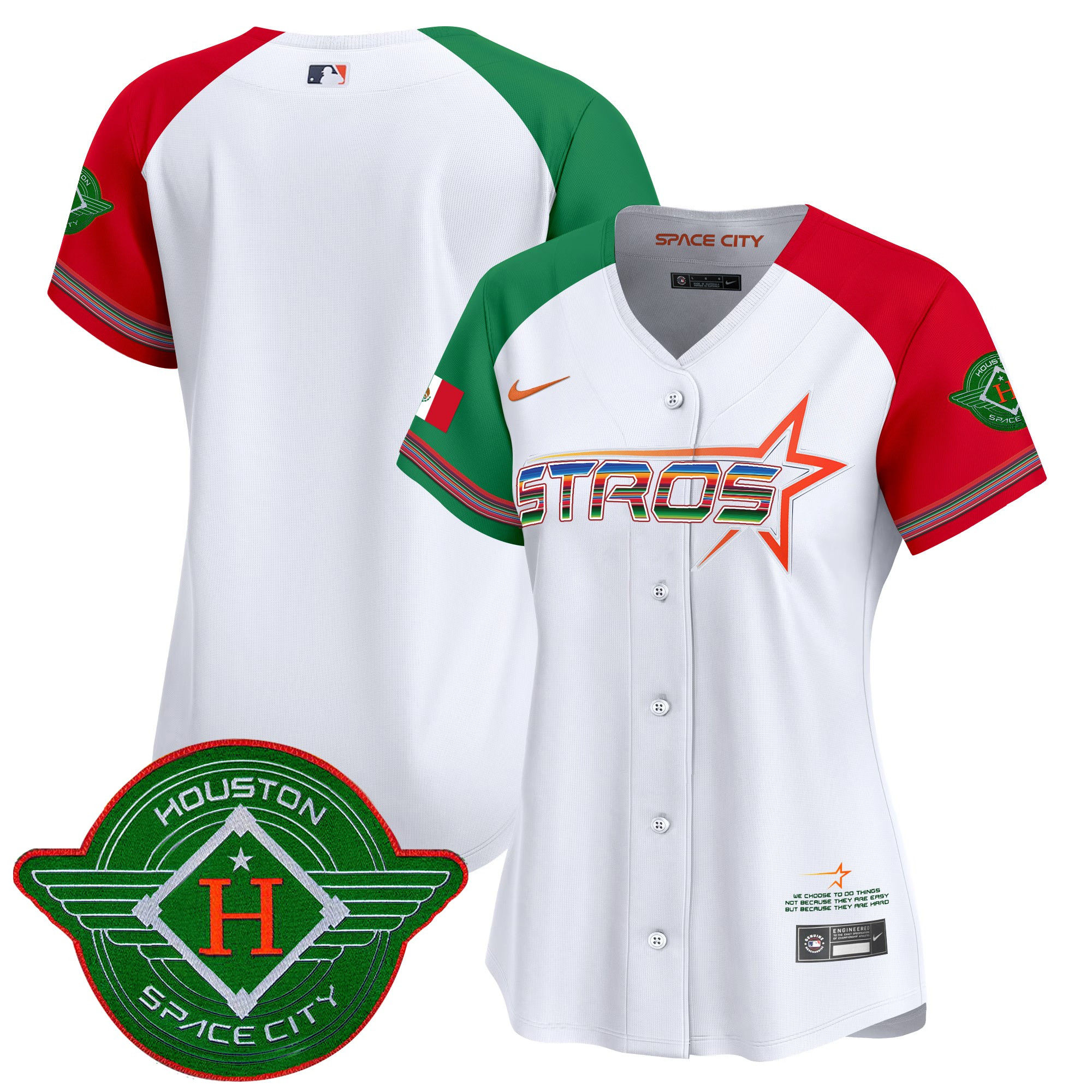 Women's Astros 2025 City Connect Mexico Vapor Premier Limited Jersey - All Stitched