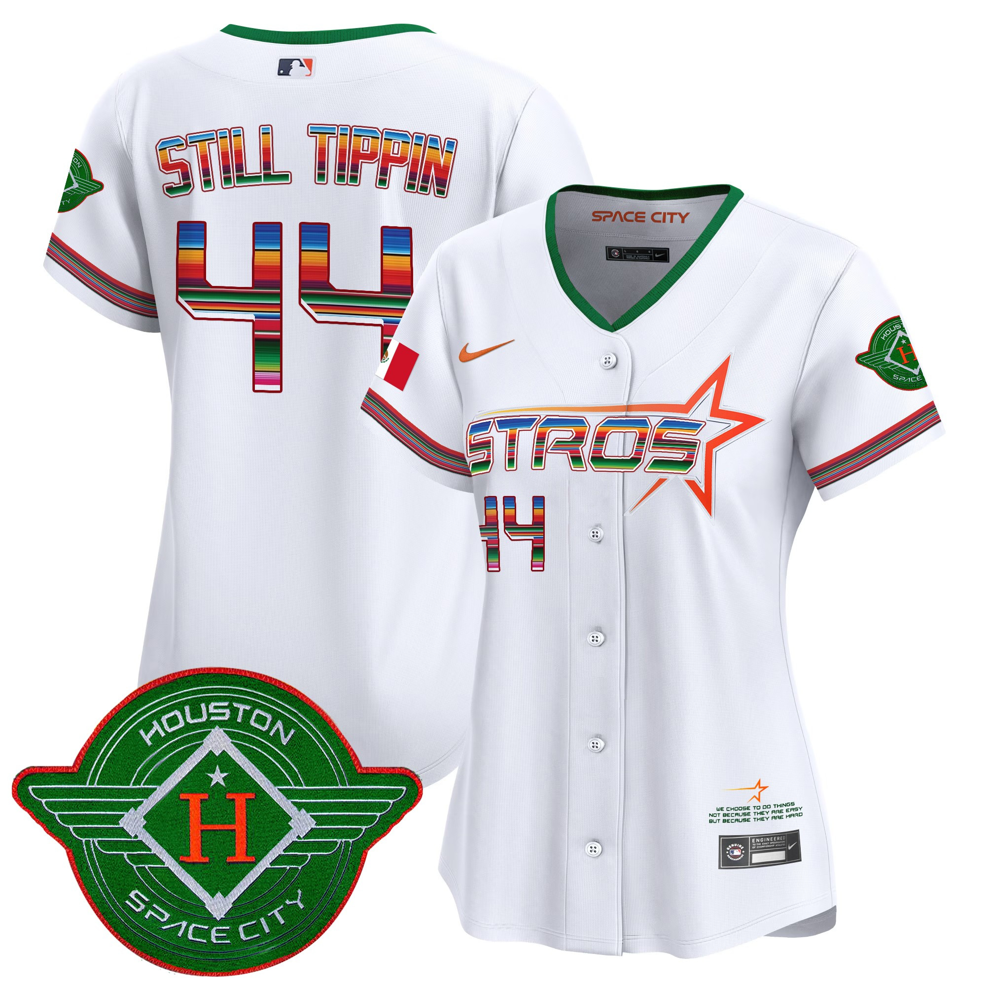Women's Astros 2025 City Connect Mexico Vapor Premier Limited Jersey - All Stitched