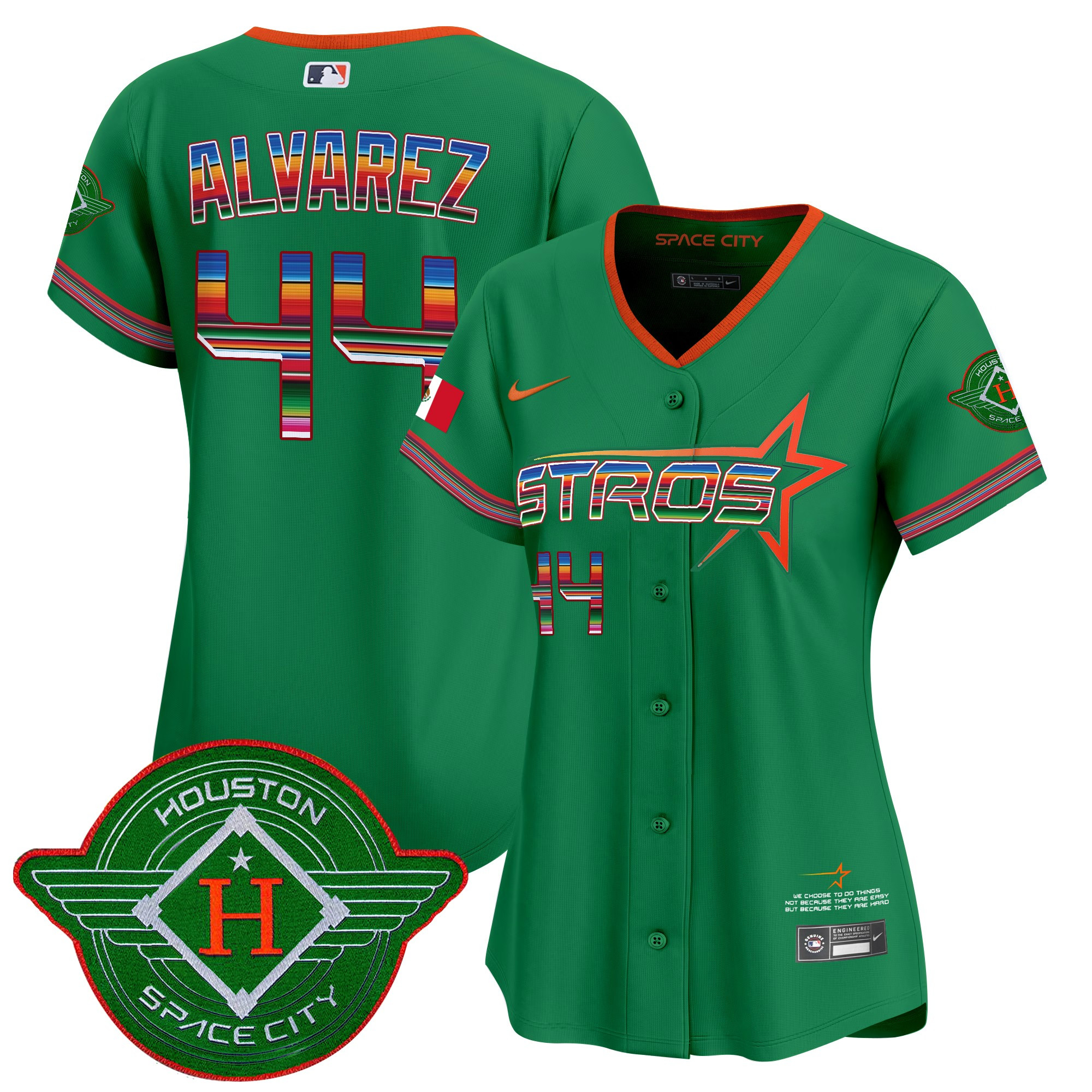 Women's Astros 2025 City Connect Mexico Vapor Premier Limited Jersey - All Stitched