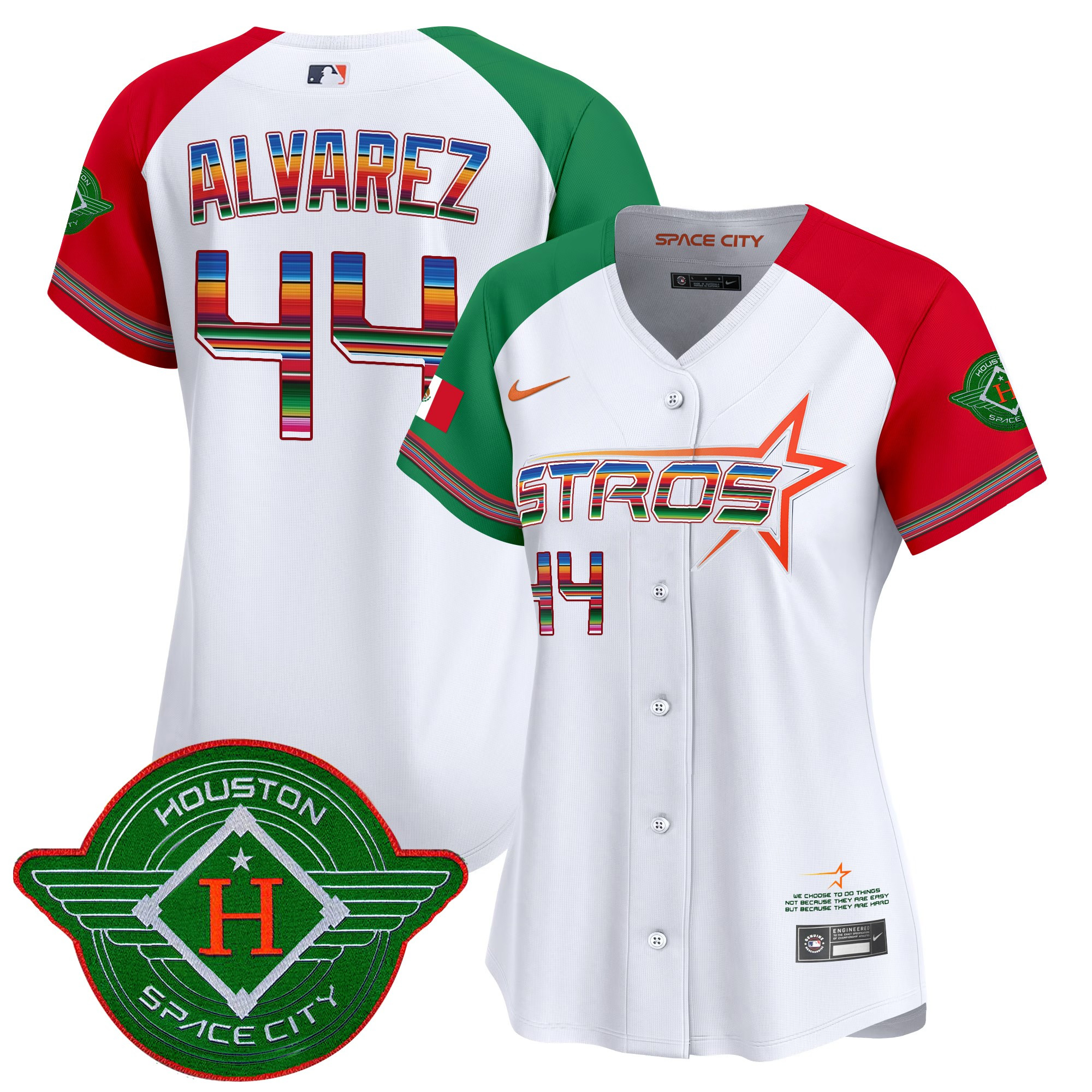 Women's Astros 2025 City Connect Mexico Vapor Premier Limited Jersey - All Stitched