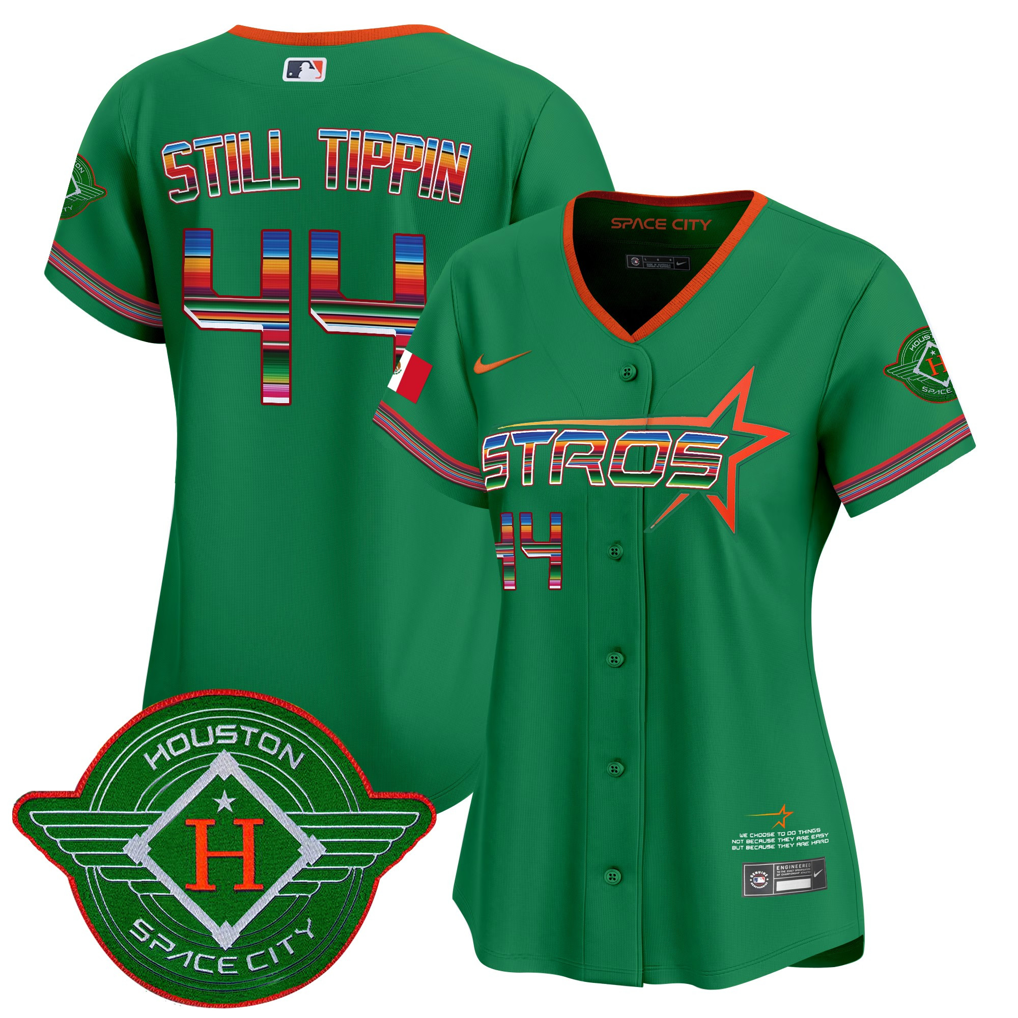 Women's Astros 2025 City Connect Mexico Vapor Premier Limited Jersey - All Stitched