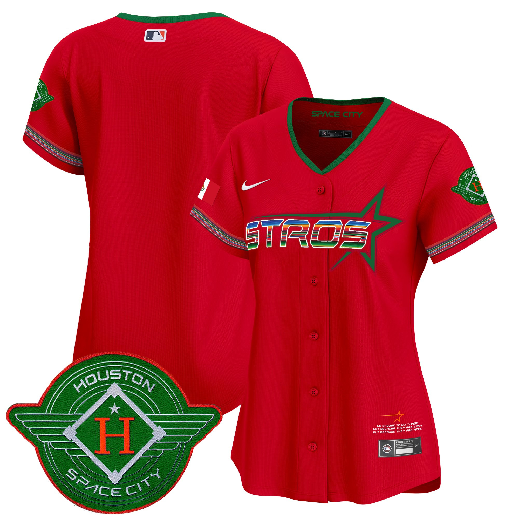 Women's Astros 2025 City Connect Mexico Vapor Premier Limited Jersey - All Stitched