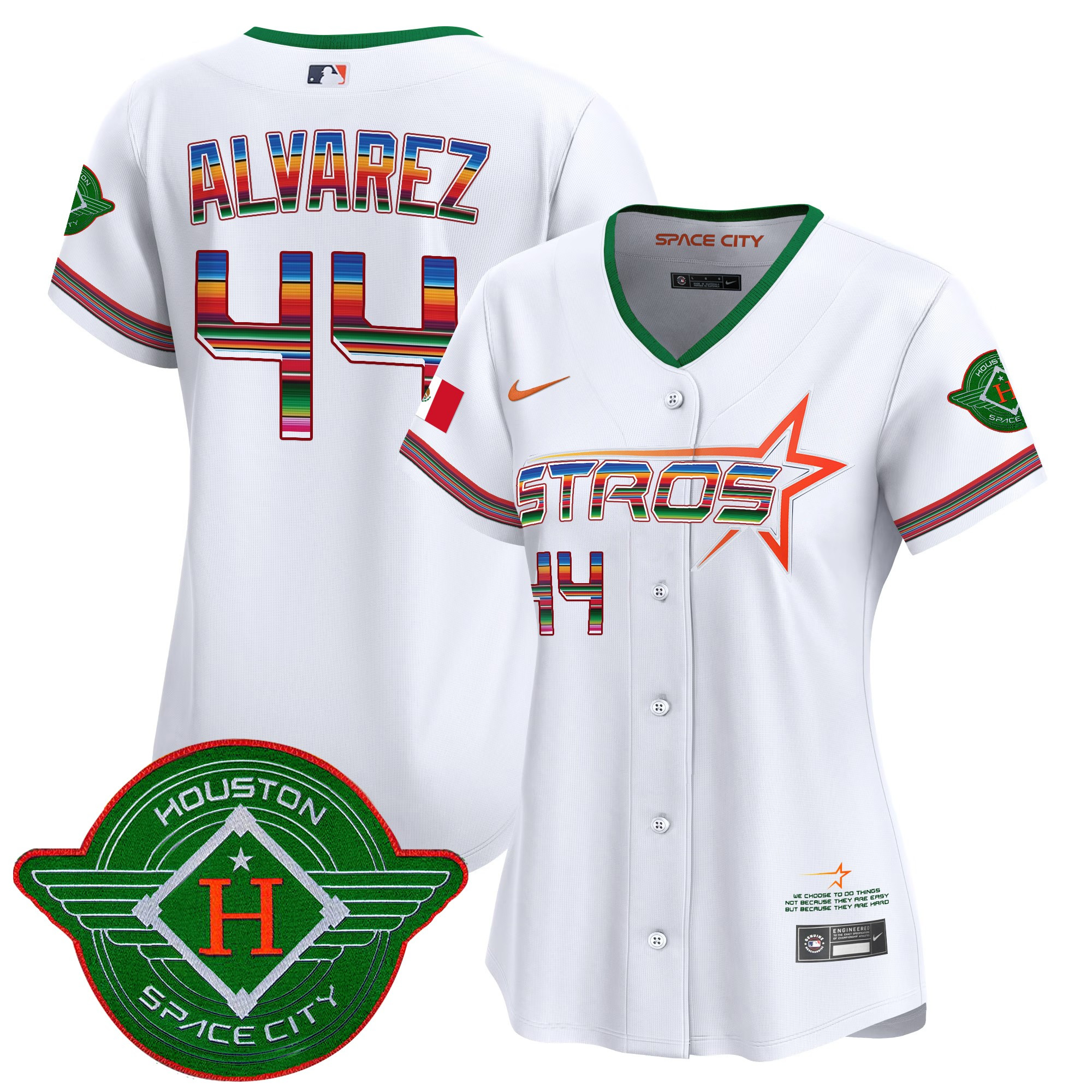 Women's Astros 2025 City Connect Mexico Vapor Premier Limited Jersey - All Stitched