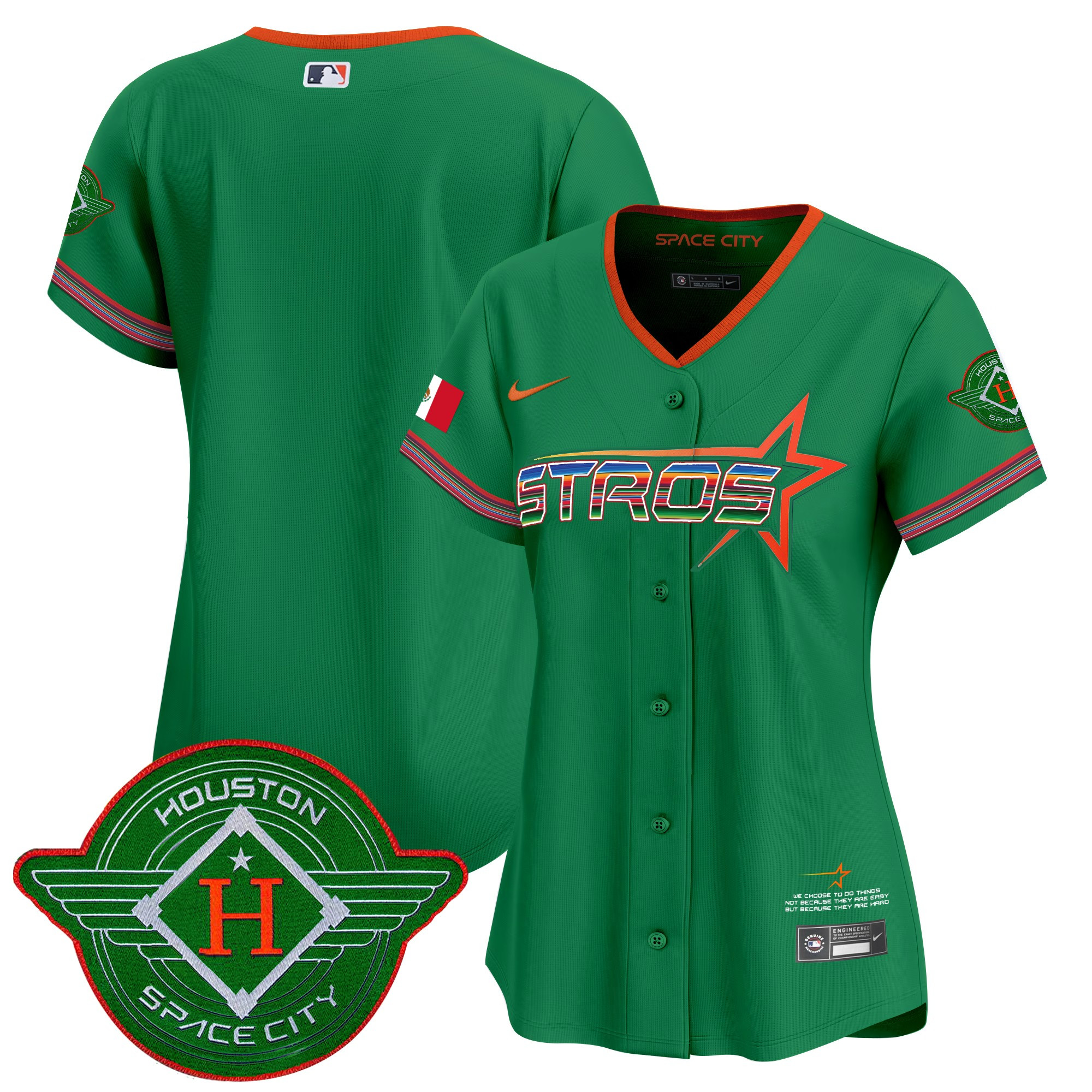 Women's Astros 2025 City Connect Mexico Vapor Premier Limited Jersey - All Stitched