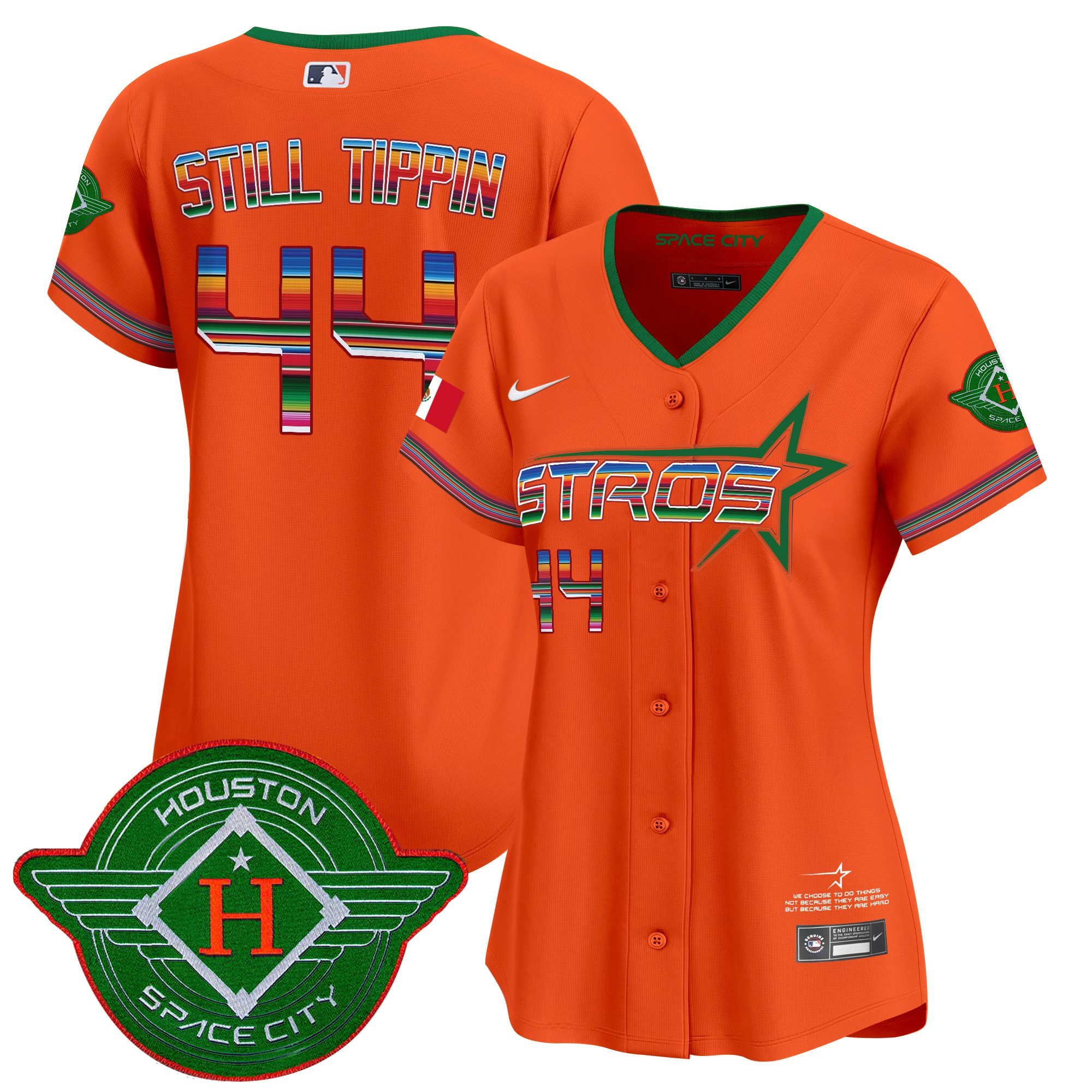 Women's Astros 2025 City Connect Mexico Vapor Premier Limited Jersey - All Stitched