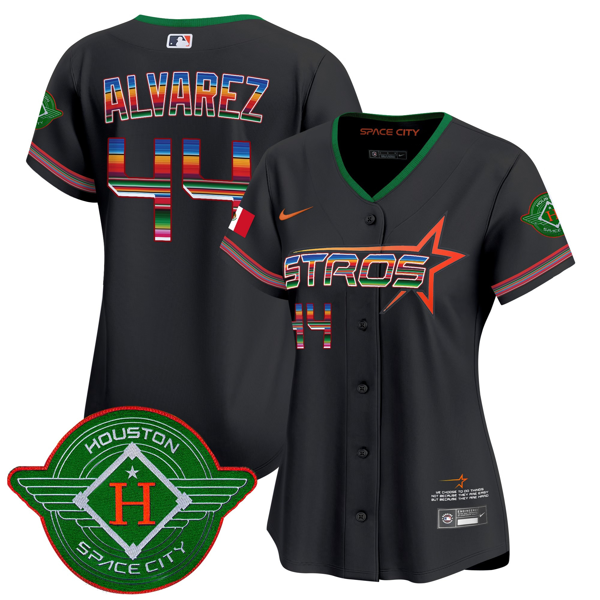 Women's Astros 2025 City Connect Mexico Vapor Premier Limited Jersey - All Stitched