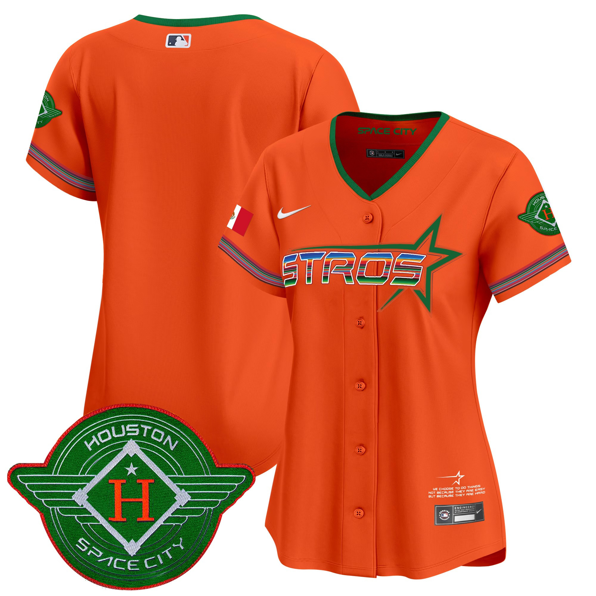Women's Astros 2025 City Connect Mexico Vapor Premier Limited Jersey - All Stitched