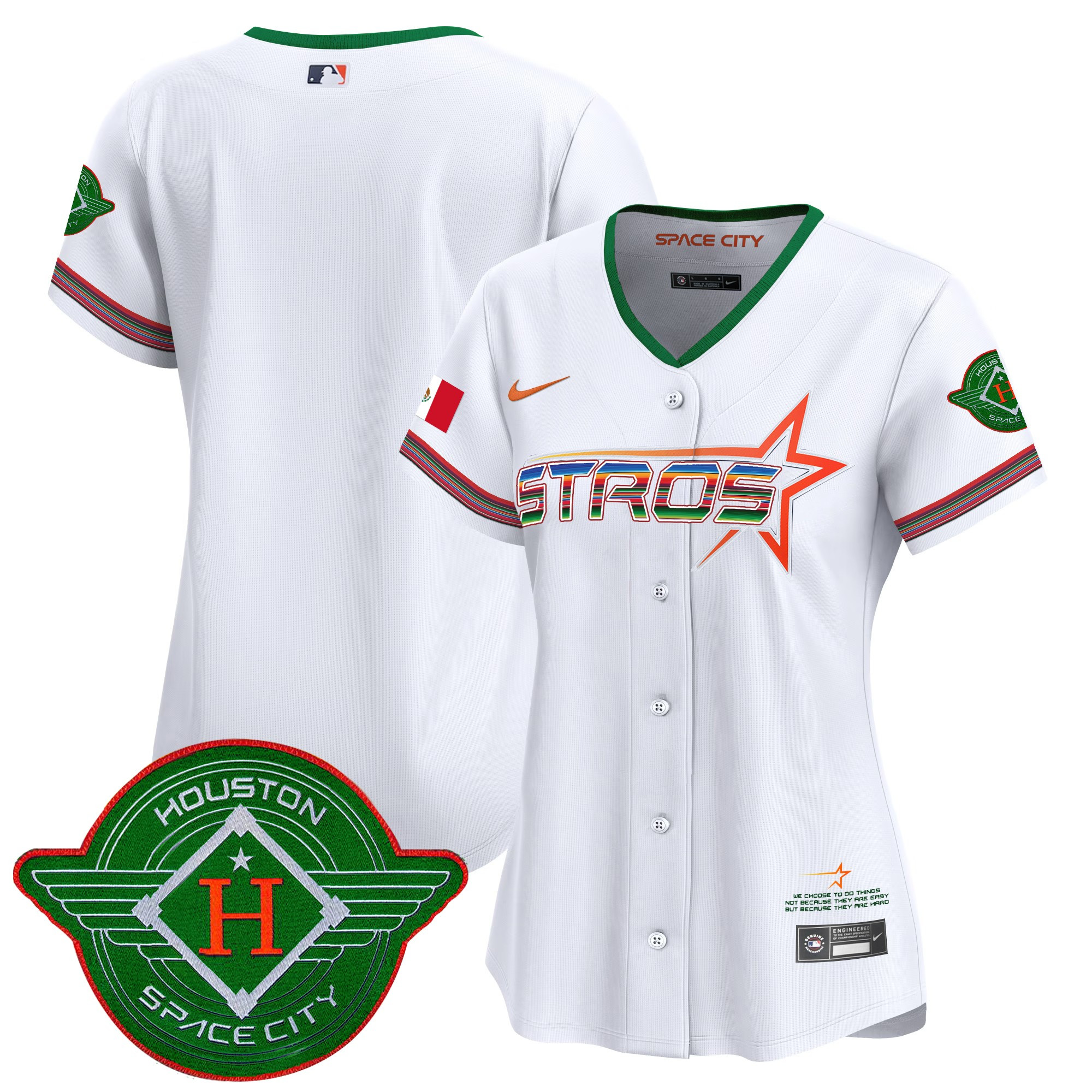 Women's Astros 2025 City Connect Mexico Vapor Premier Limited Jersey - All Stitched