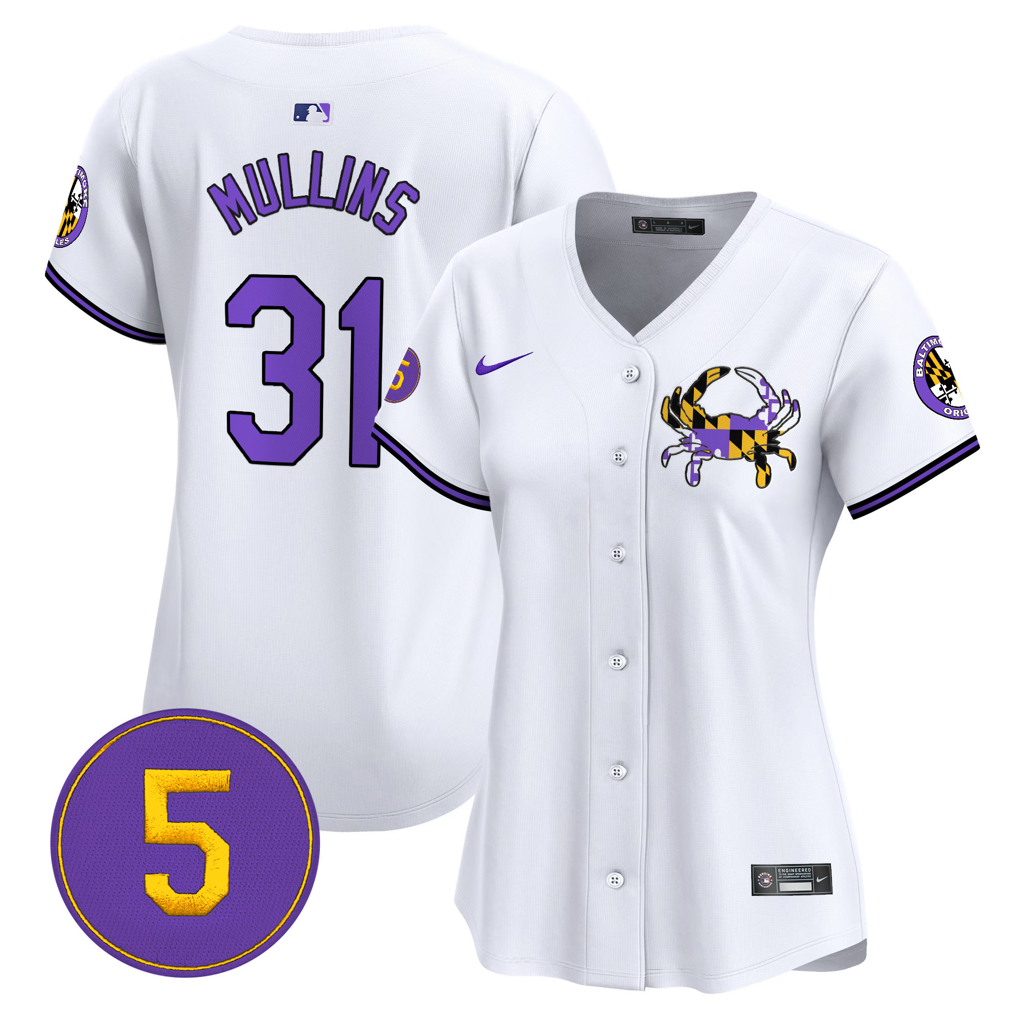 Women’s Baltimore Orioles Purple Vapor Premier Limited Jersey - All Stitched