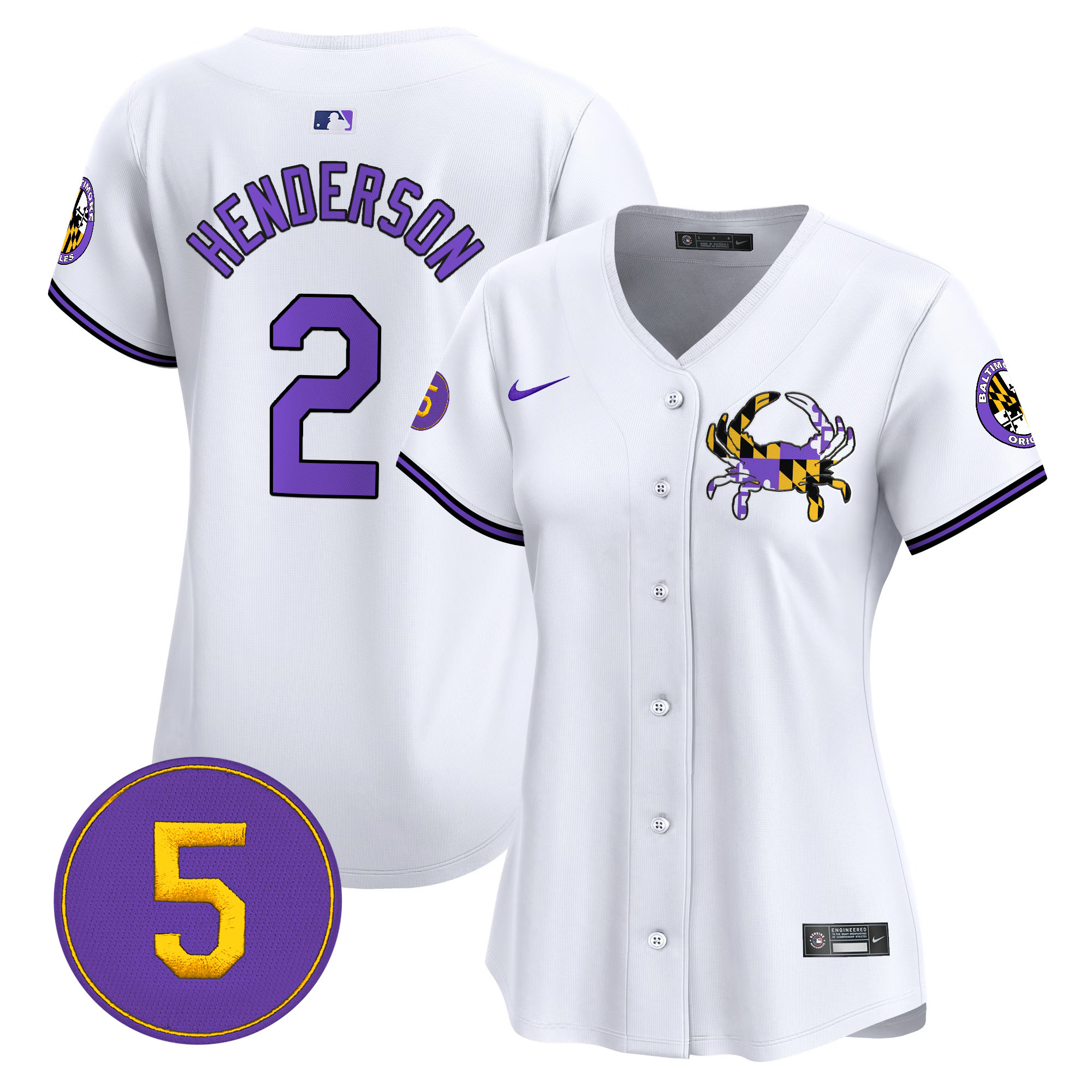 Women’s Baltimore Orioles Purple Vapor Premier Limited Jersey - All Stitched