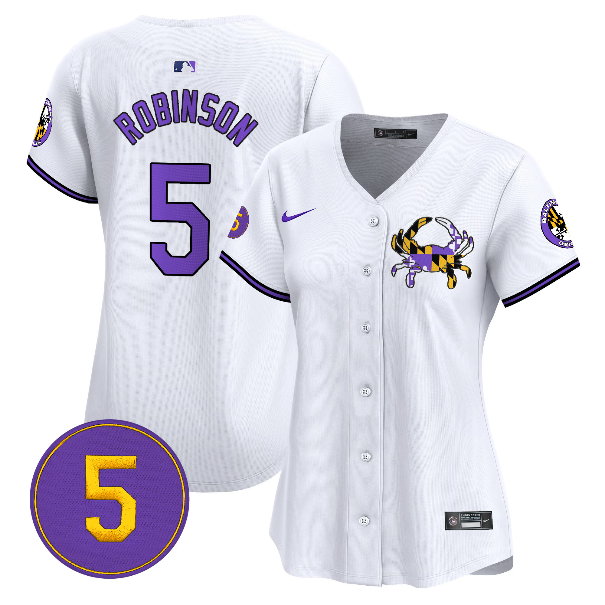 Women’s Baltimore Orioles Purple Vapor Premier Limited Jersey - All Stitched